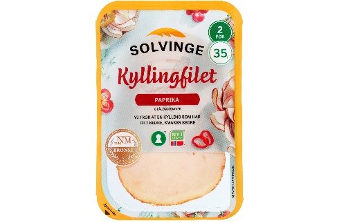 Kyllingfilet Paprika