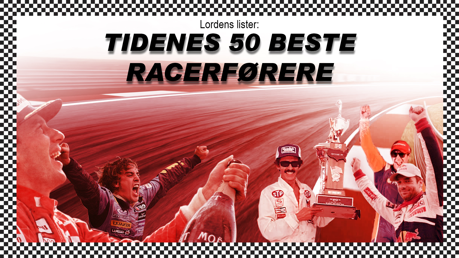 Tidenes 50 beste racerførere - del 7