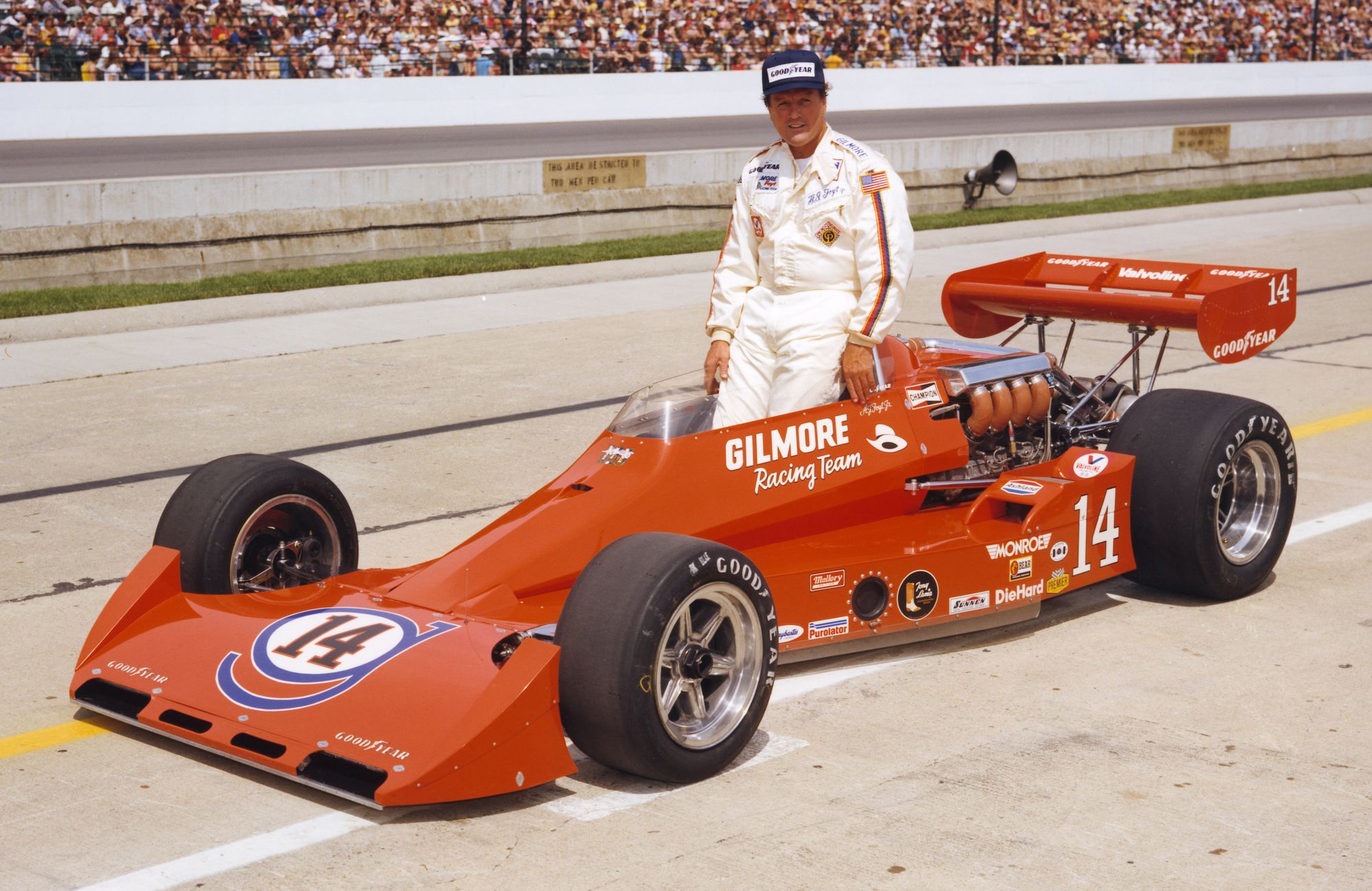 I 1977 tok Foyt sin fjerde og siste seier i Indy 500. Foto: Indianapolis Motor Speedway