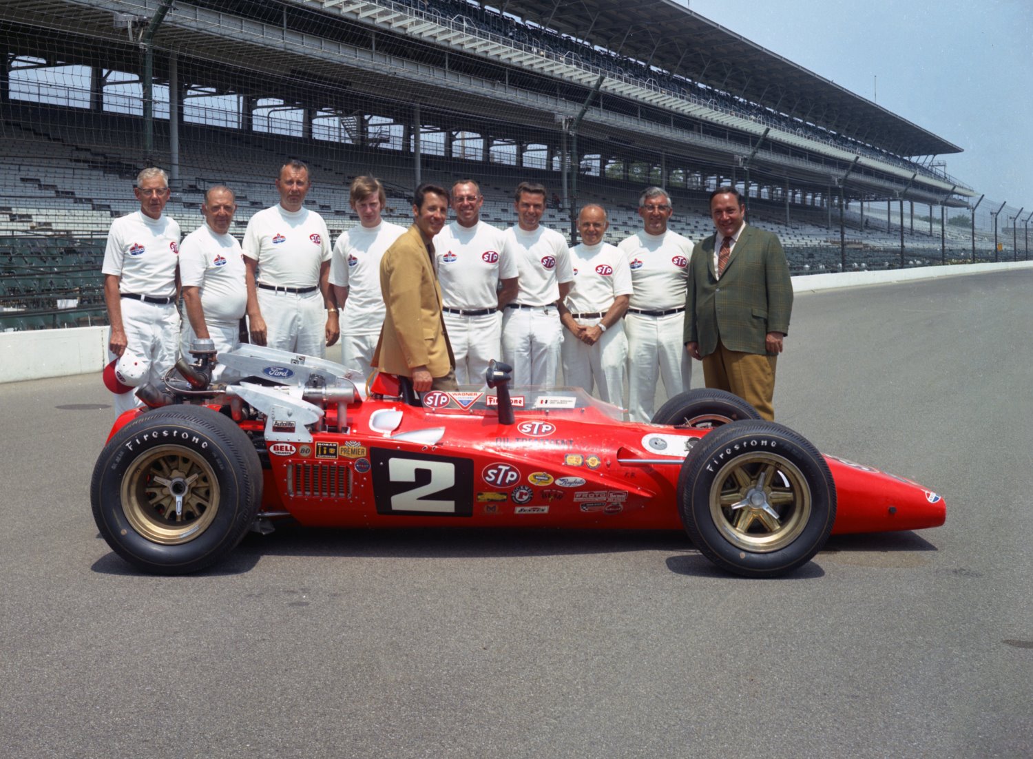 Mario klar for Indianapolis 500 i 1969, noe som endte med seier. Foto: Indianapolis Motor Speedway