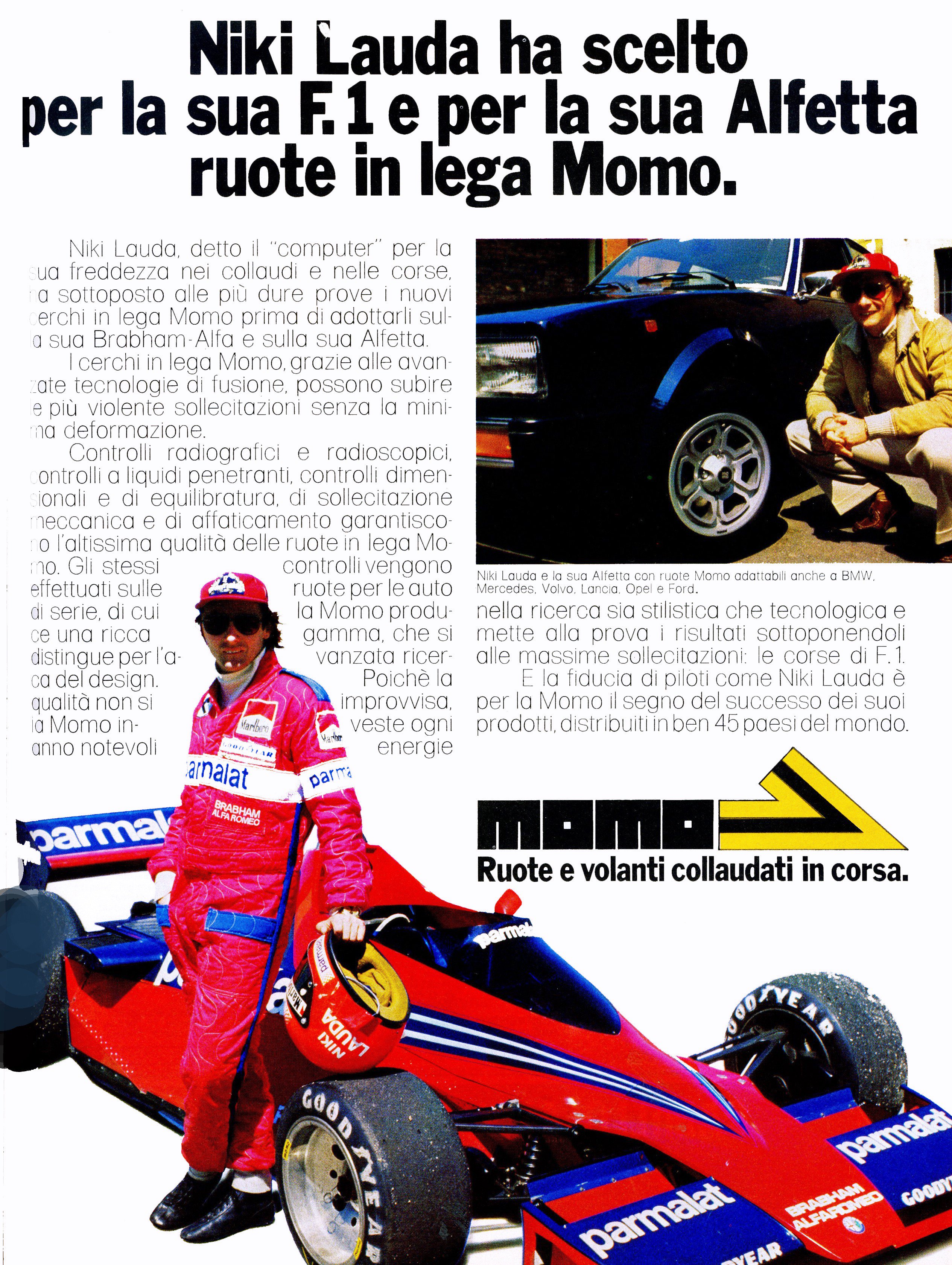 I 1978 kjørte Lauda for Brabham med Alfa Romeo motor. Da måtte han selvsagt også kjøre Alfa Romeo som privatbil.