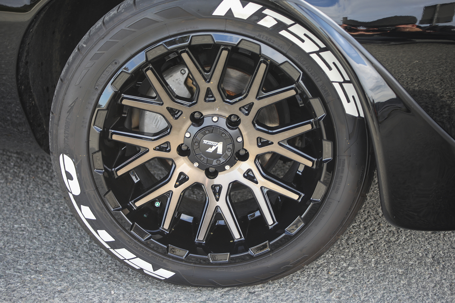 Moderne felger inspirert fra de originale snøflak-felgene.