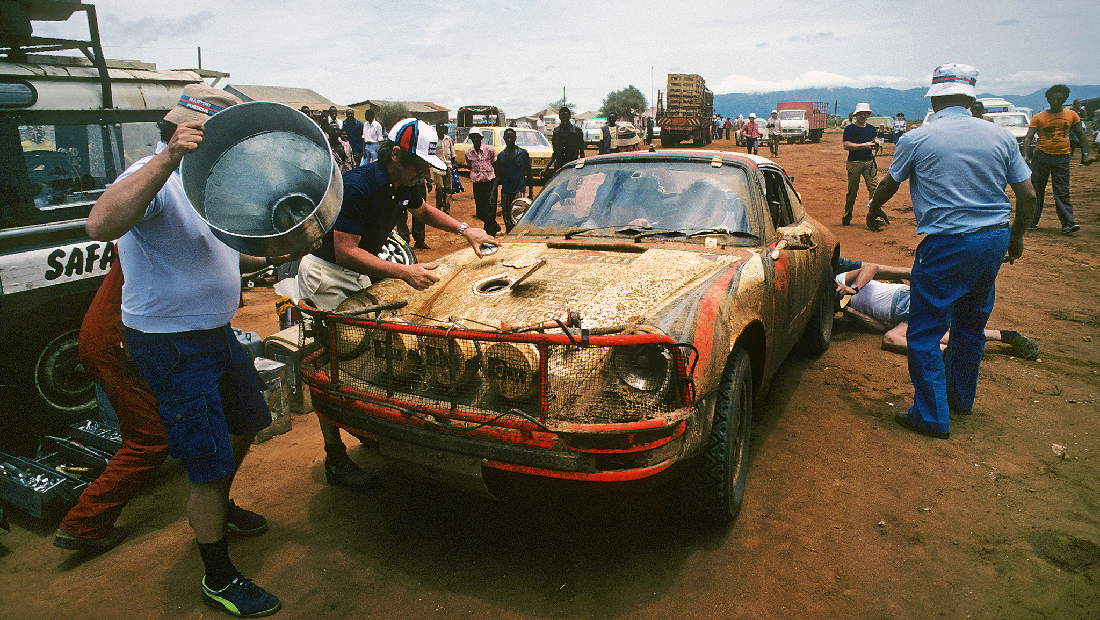 En Porsche 911 tåler juling, og kan brukes i alle billøp, også Safari-rally.