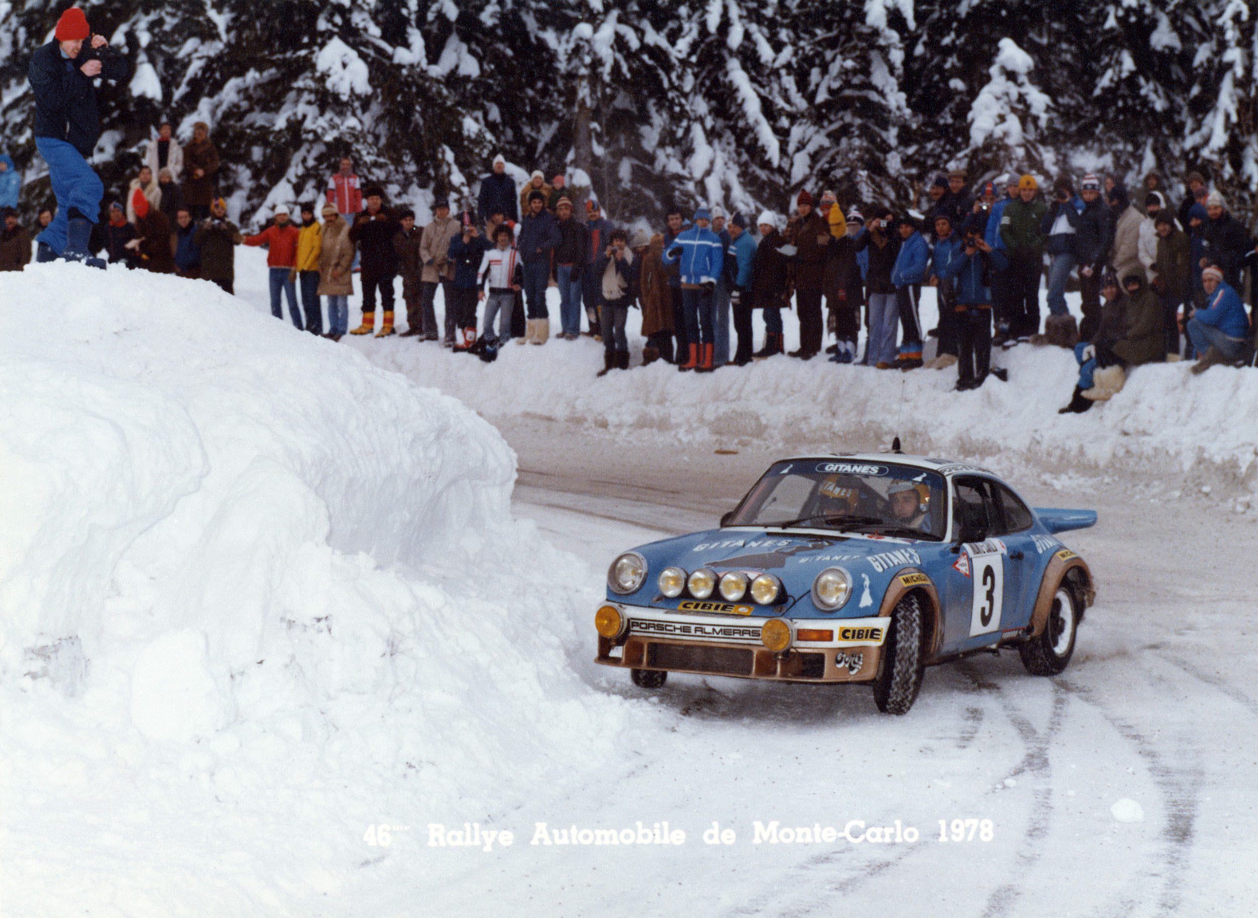 I 1978 vant Jean-Pierre Nicolas Rally Monte Carlo med sin 911 SC.