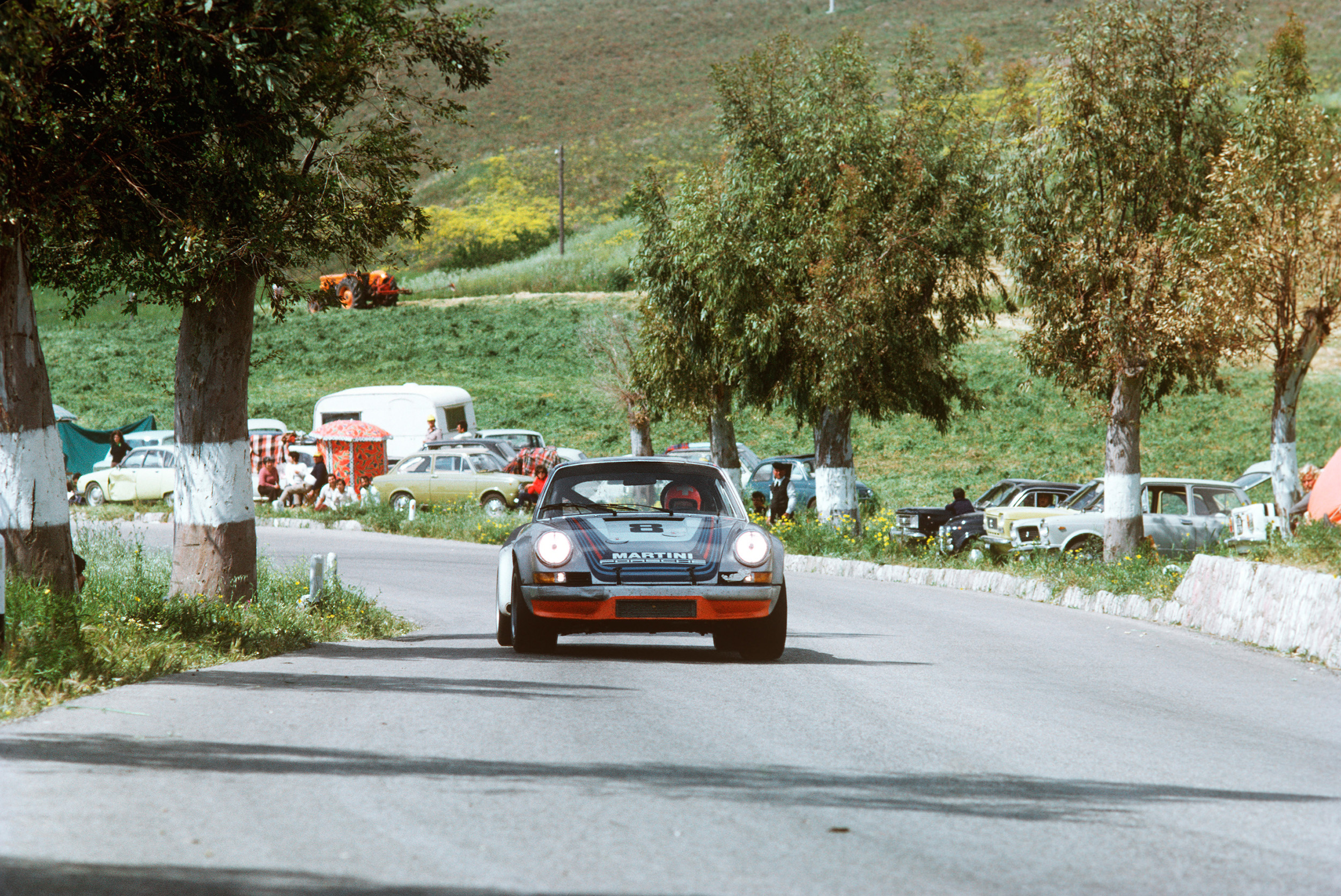 I 1973 vant Herbert Müller og Gijs van Lennep i en 911 RSR det mest beryktede billøpet i verden langs vanlige veier: Targa Florio.