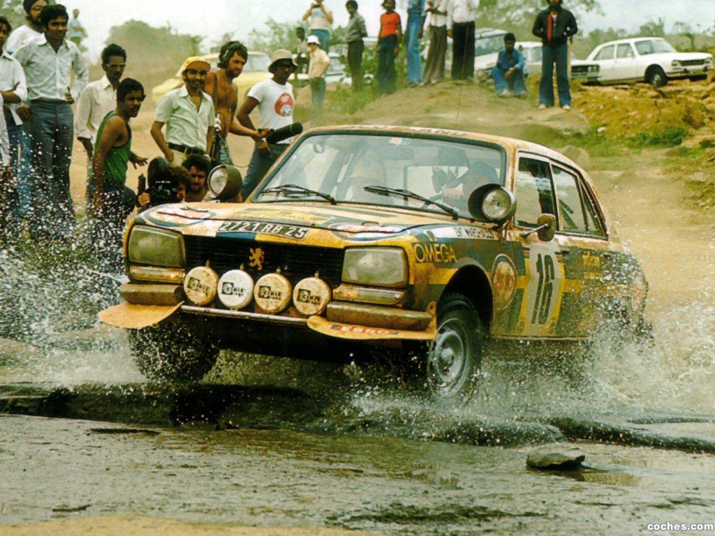 504 vant flere VM-runder i rally på det afrikanske kontinentet, hvor bilene først og fremst måtte være ekstremt sterke og holdbare.