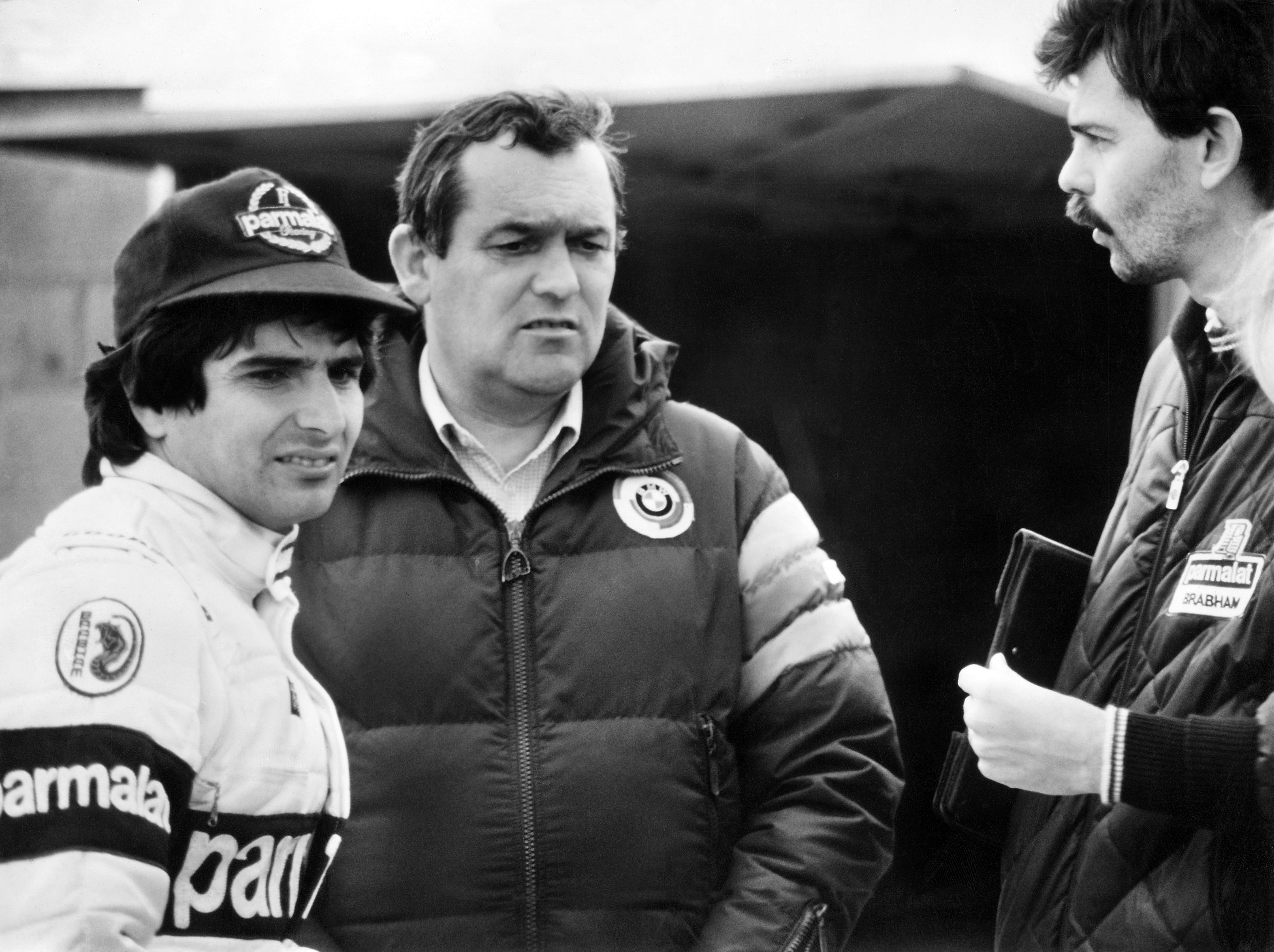 Nelson Piquet, Paul Rosche og Gordon Murray.