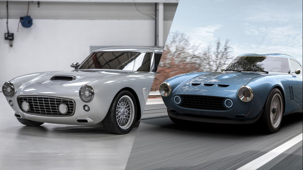 To deilige Ferrarier på vei