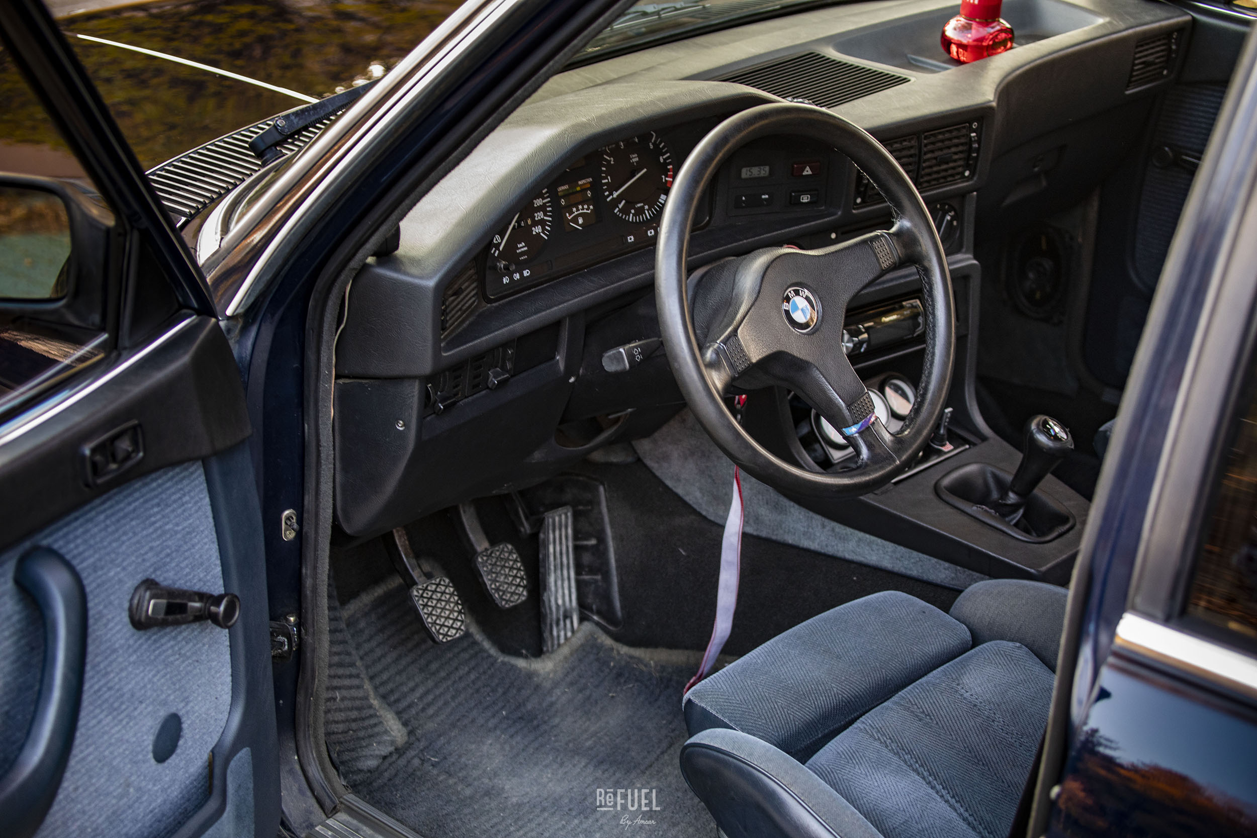 Interiøret er oppgradert til M-sport.