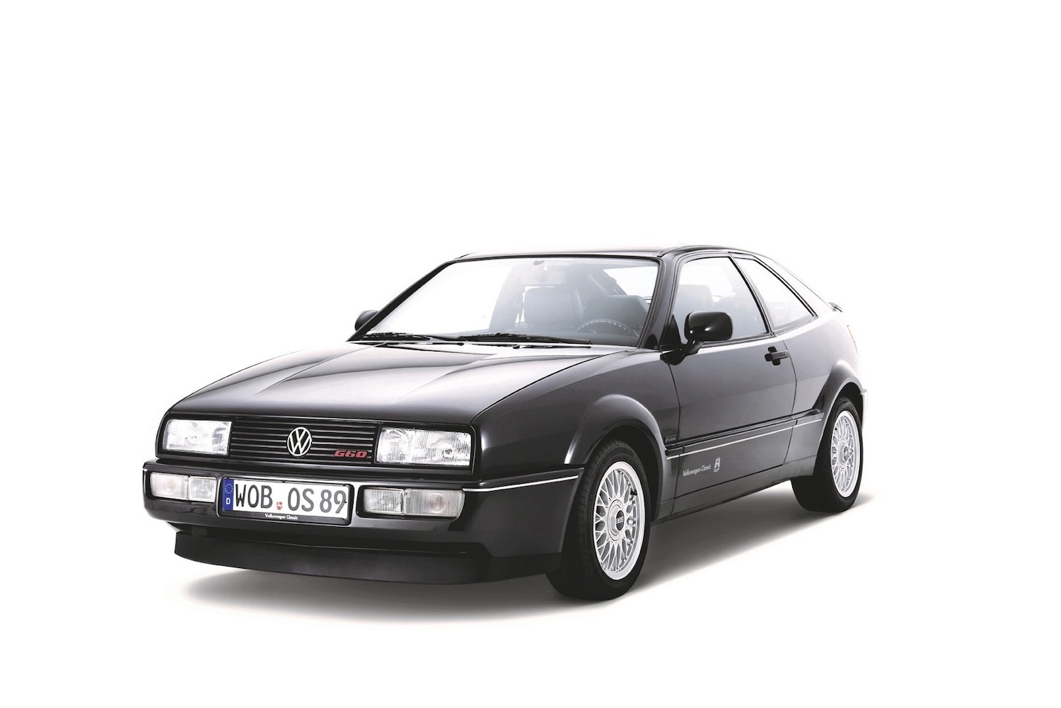 Volkswagen hev seg omsider med på BBS-bølgen, og leverte felger til blant annet sin Corrado. Bilde: BBS Archives