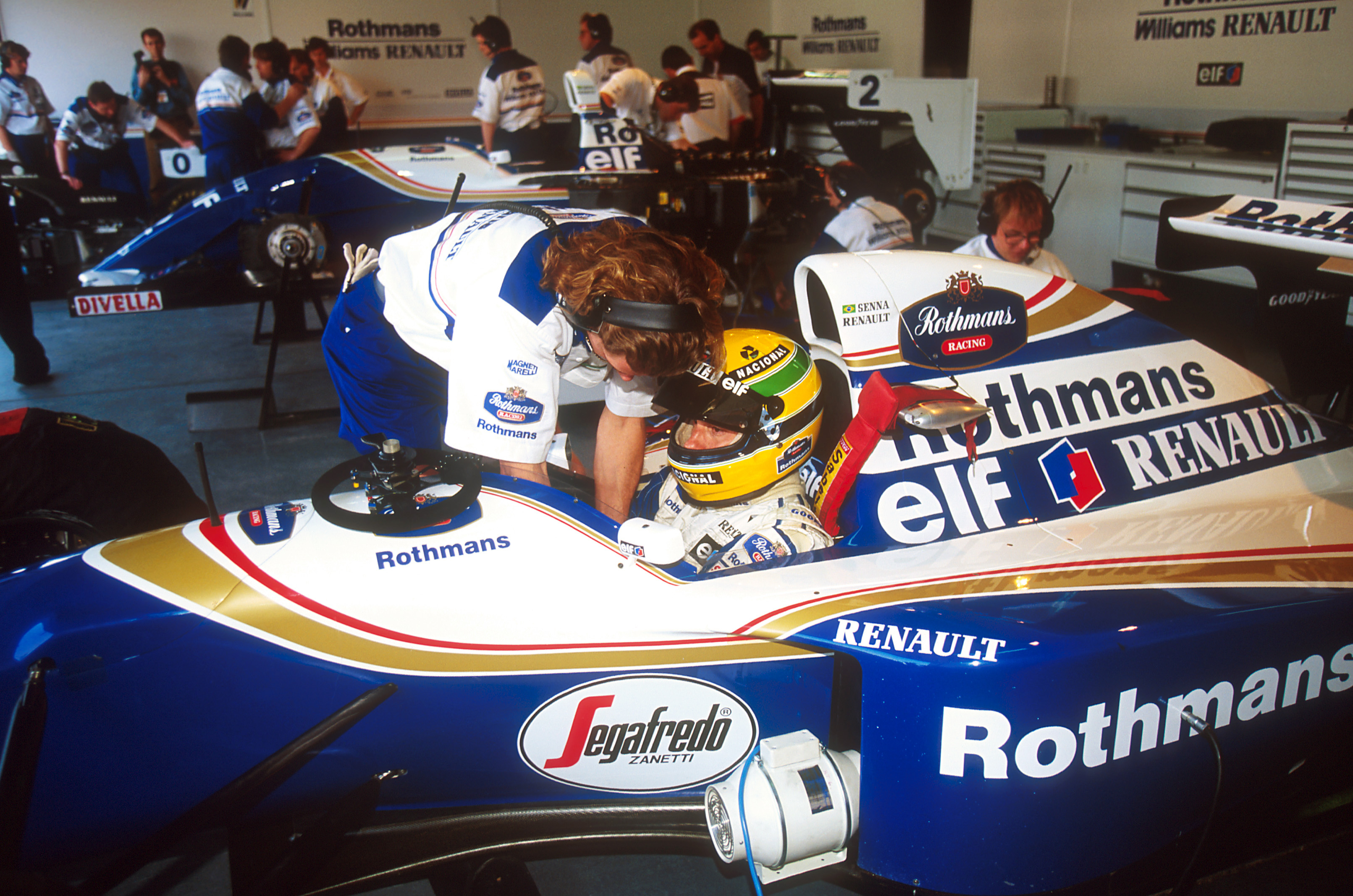 Det ultimate par - Ayrton Senna og Williams. Dessverre inntraff tragedien så altfor fort.