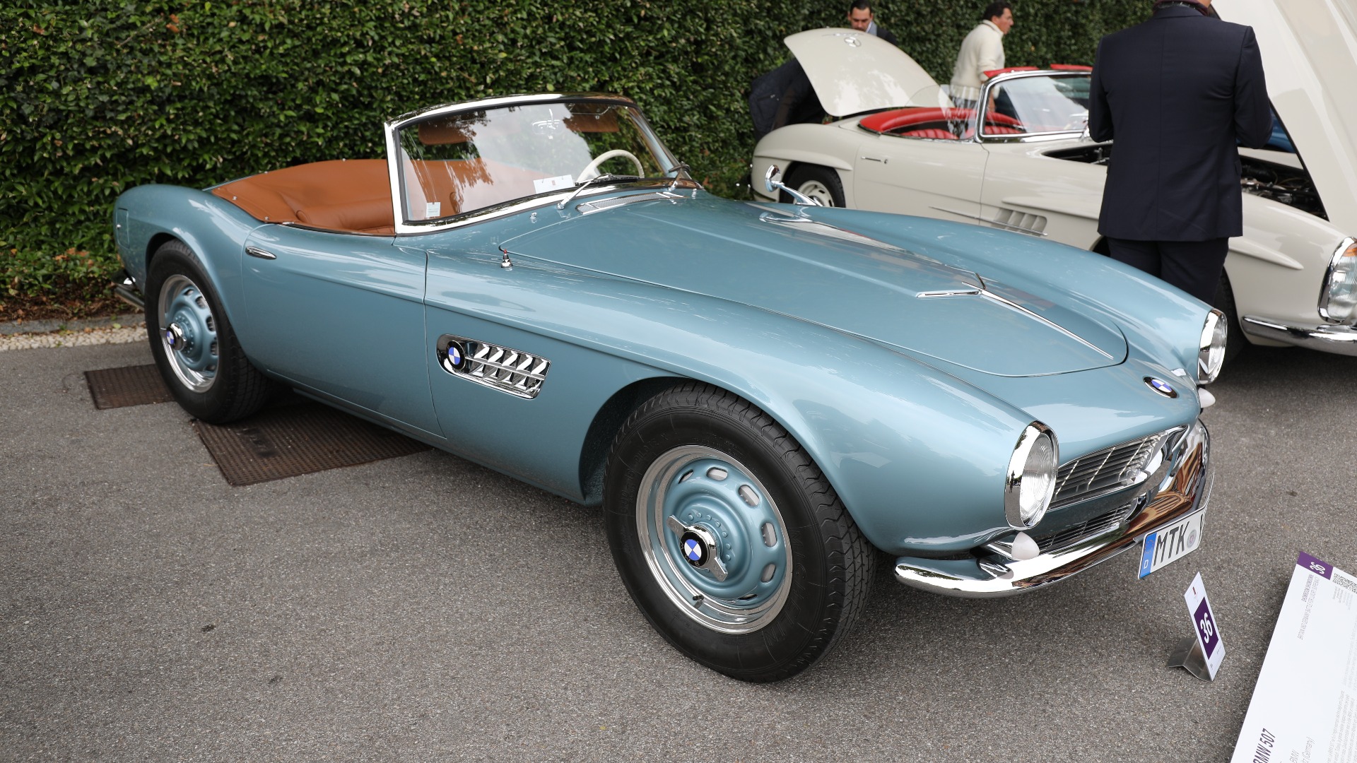 En av 50-tallets vakreste sportsbiler: 1959 BMW 507. 