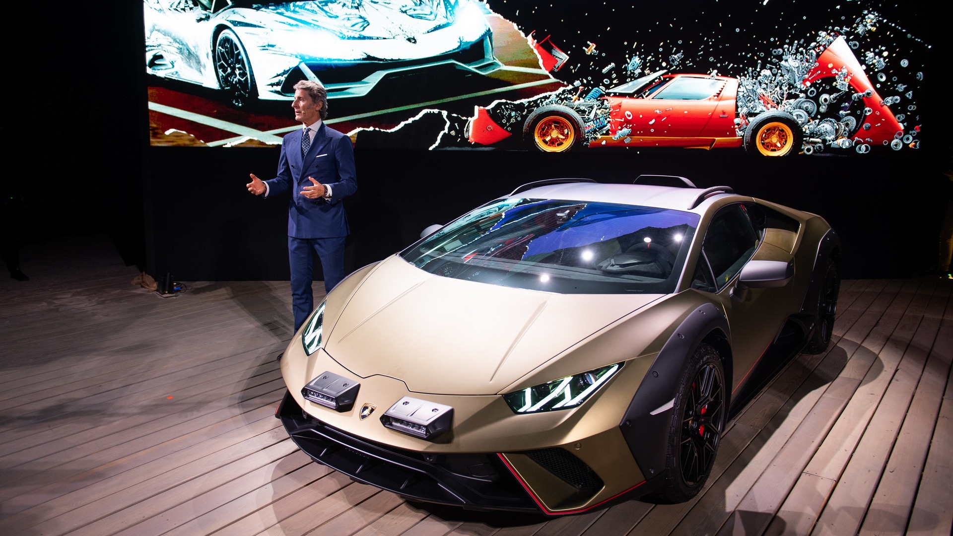 Her presenteres nye Lamborghini Huracan Sterrato.