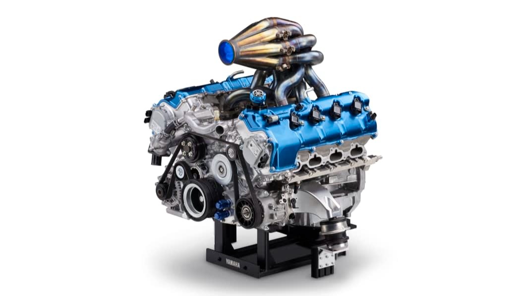 Den nye V8 motoren fra Yamaha.