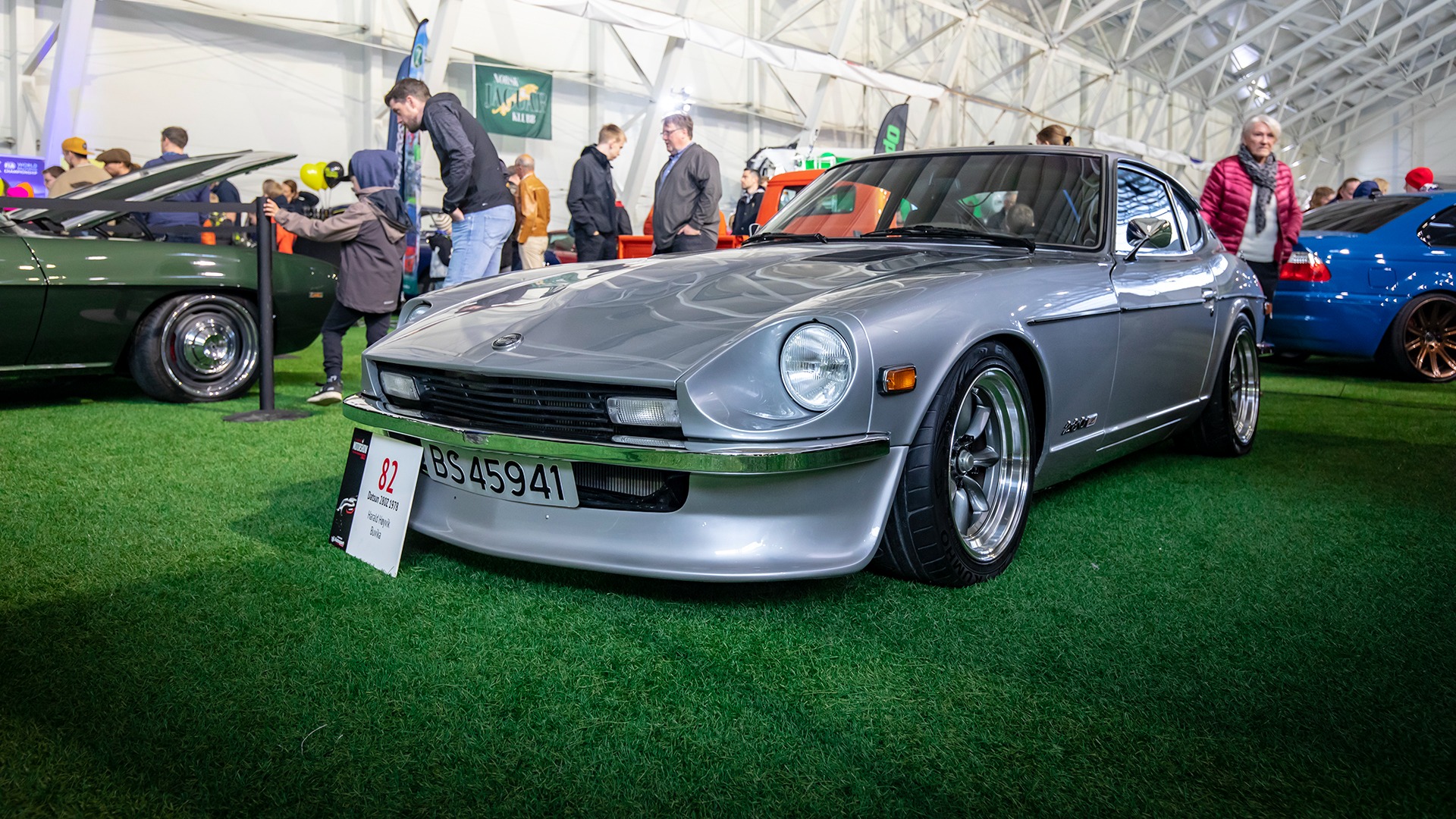 Harald Høyvik dro med seg sin dønn strøkne 280z fra 1978. Den har vi en videosak på som du kan se her: https://www.refuel.no/no/artikler/fairlady+z+-+1978+datsun+280z.html