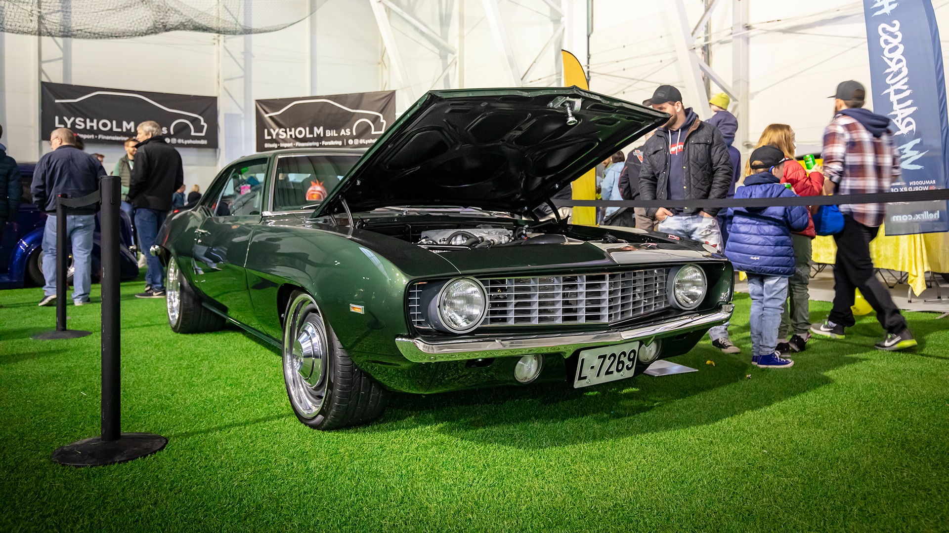 Apropos mesterstykke. Einar Hernes sin 1969 Camaro med moderne drivlinje vant fullt fortjent prisen for råeste bil.