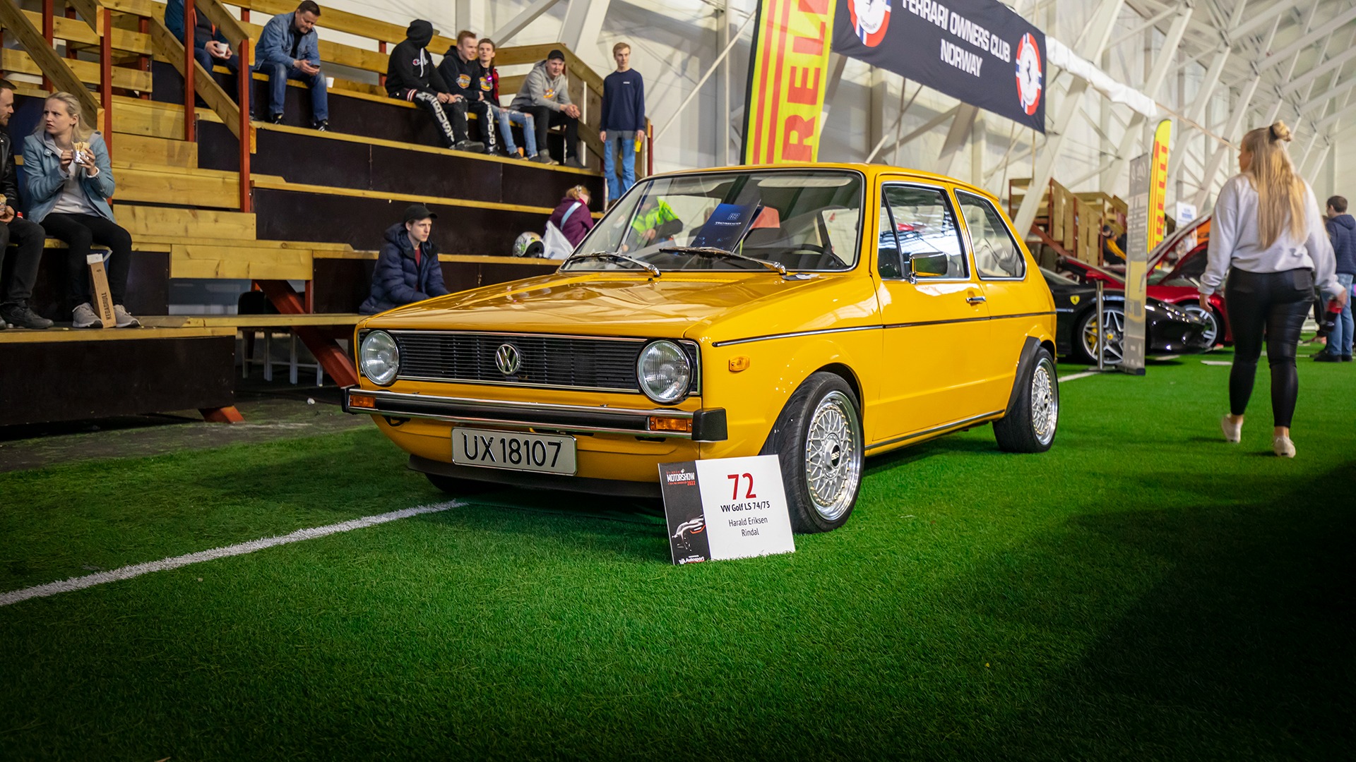 Harald Eriksens VW Golf var simpelthen til å spise opp.