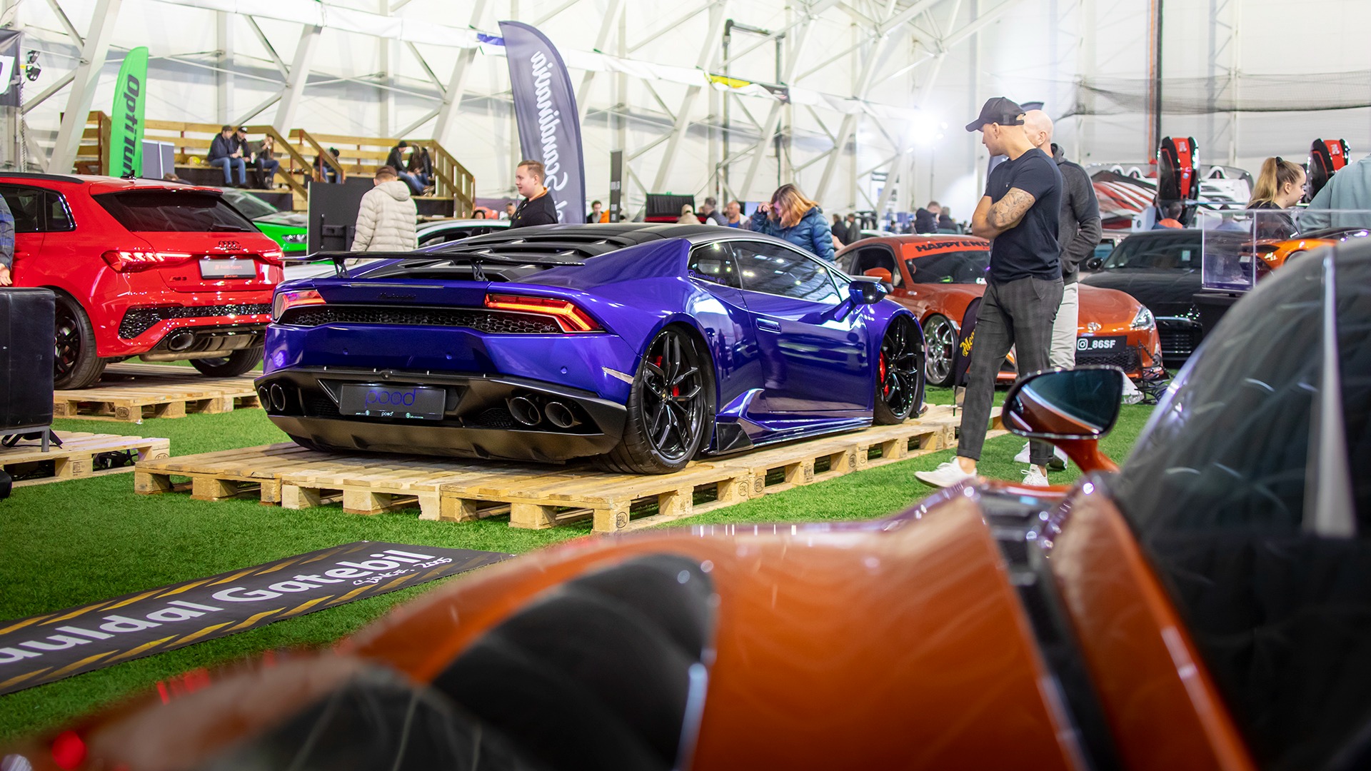 Huracanen var en av grunnene til at Gauldal Gatebil tok med seg prisen for beste stand.