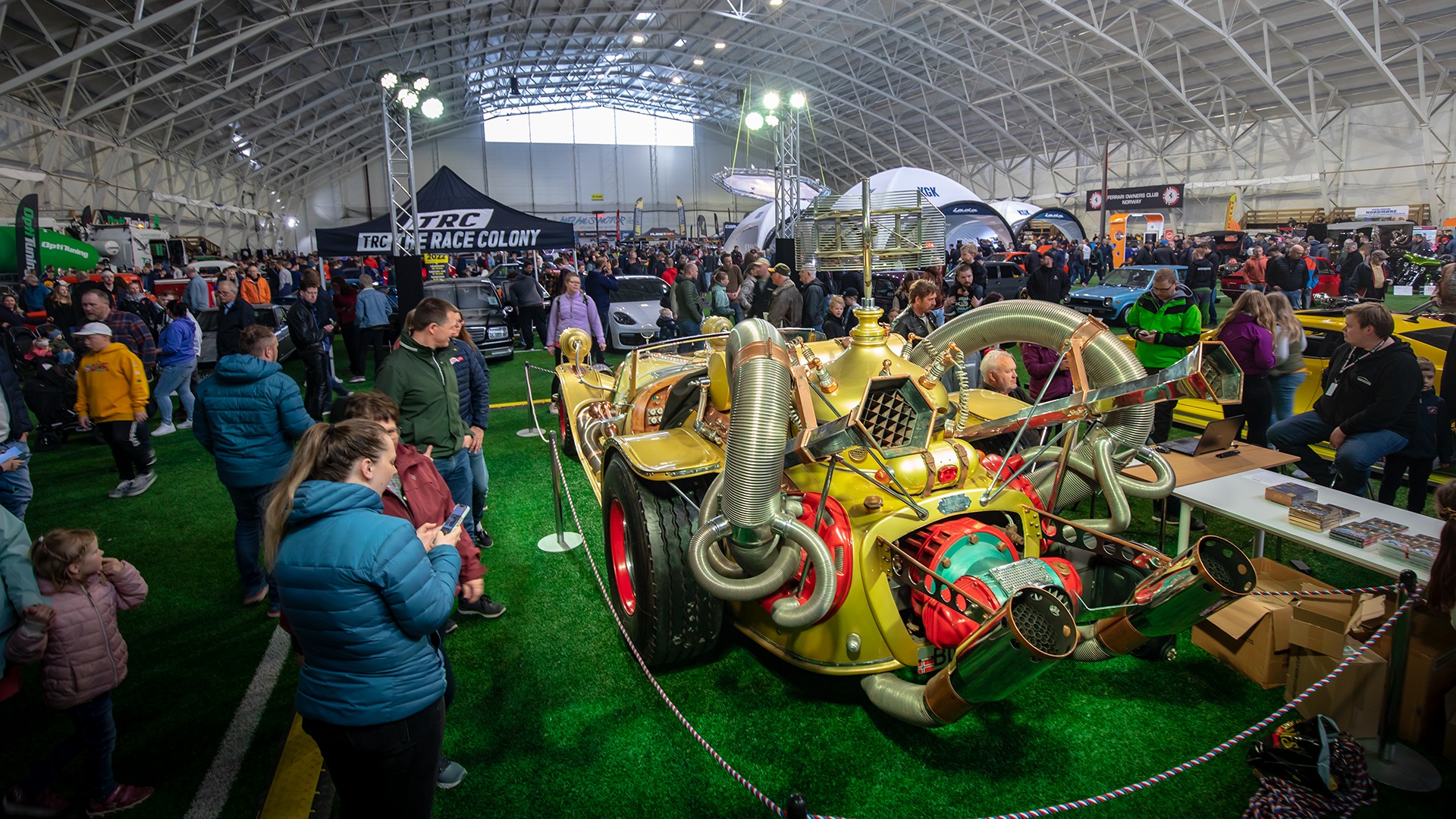 Et av showets store trekkplaster var Il Tempo Gigante.