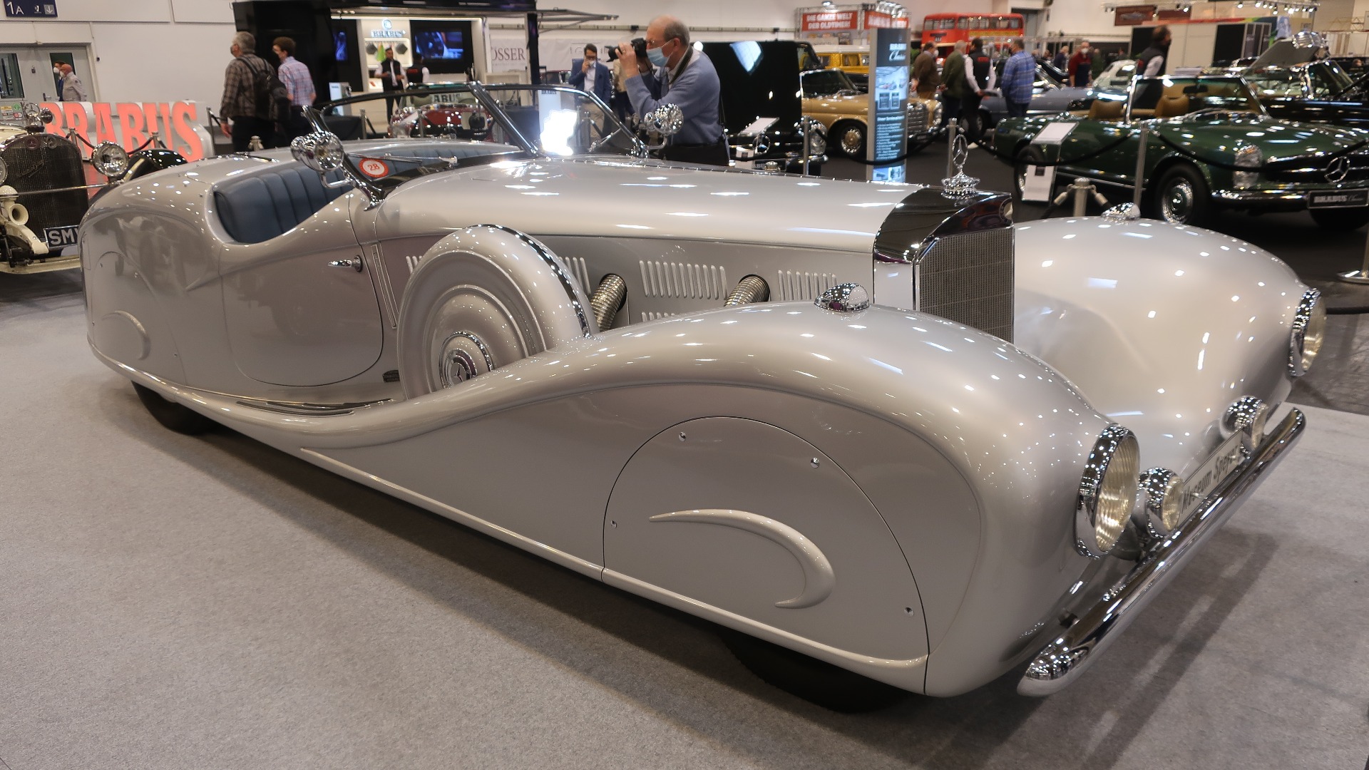 1935 Mercedes-Benz 500K med dramatisk karosseri av Erdmann & Rossi, og tidligere eid av kongen av Irak.