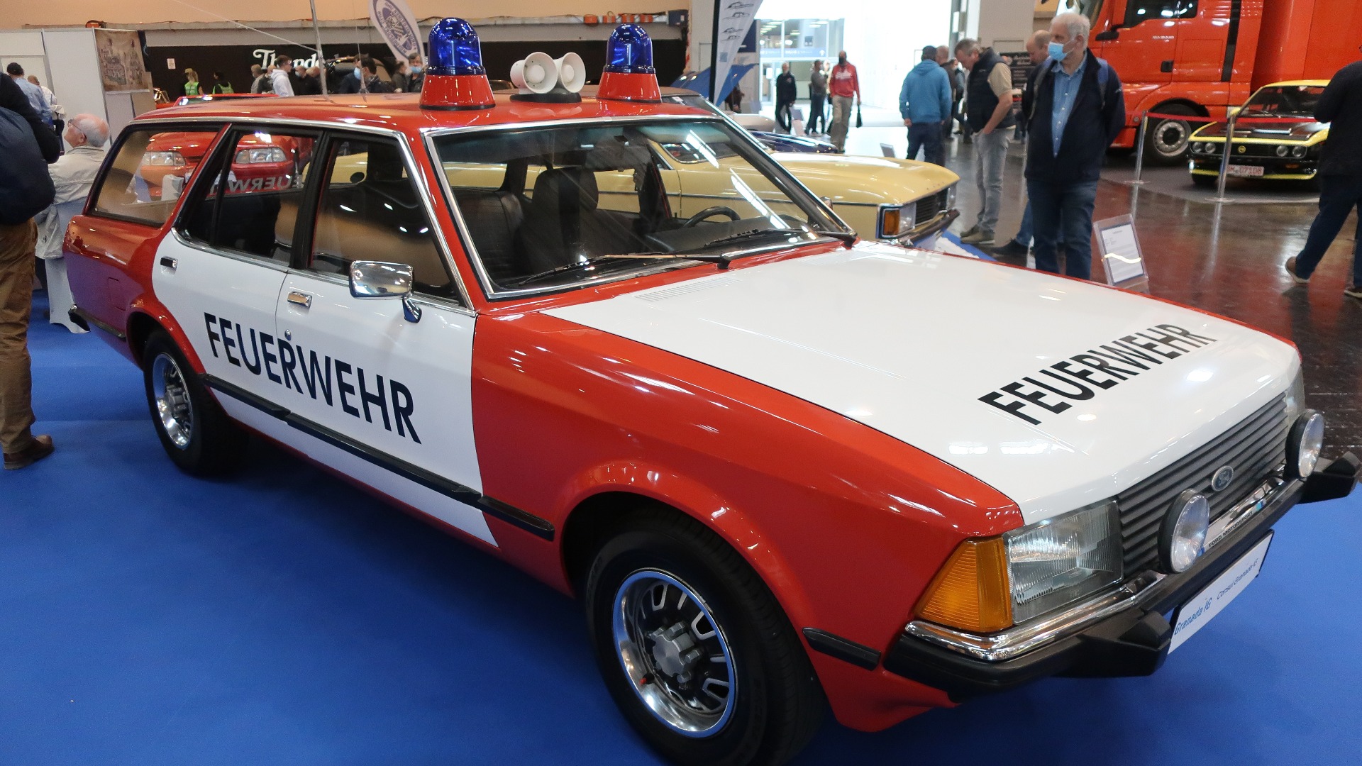 1978 Ford Granada brukt som brannbil.