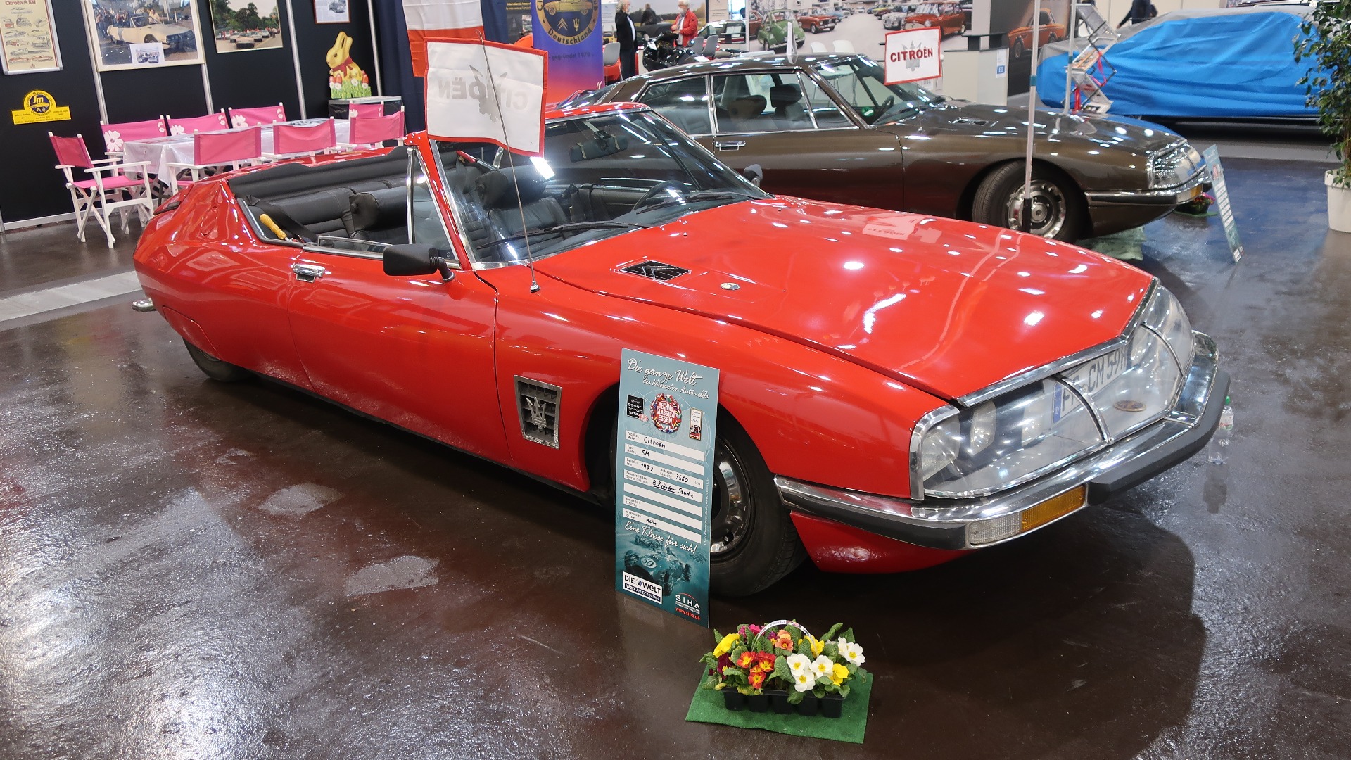 Den tyske Citroën-Maserati klubben sin stand.