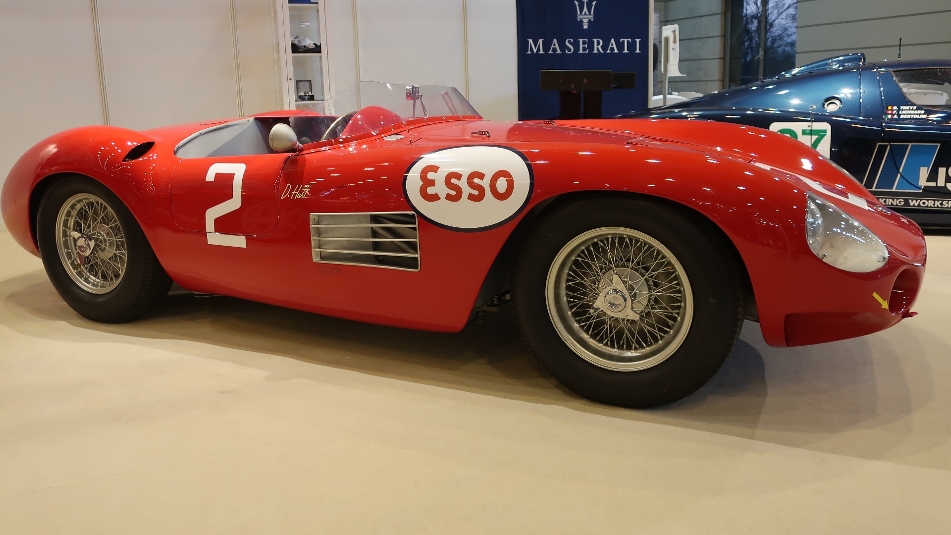 Nydelig Maserati 300S som er blitt restaurert tilbake slik den var da Fangio kjørte med den på Cuba i 1957.