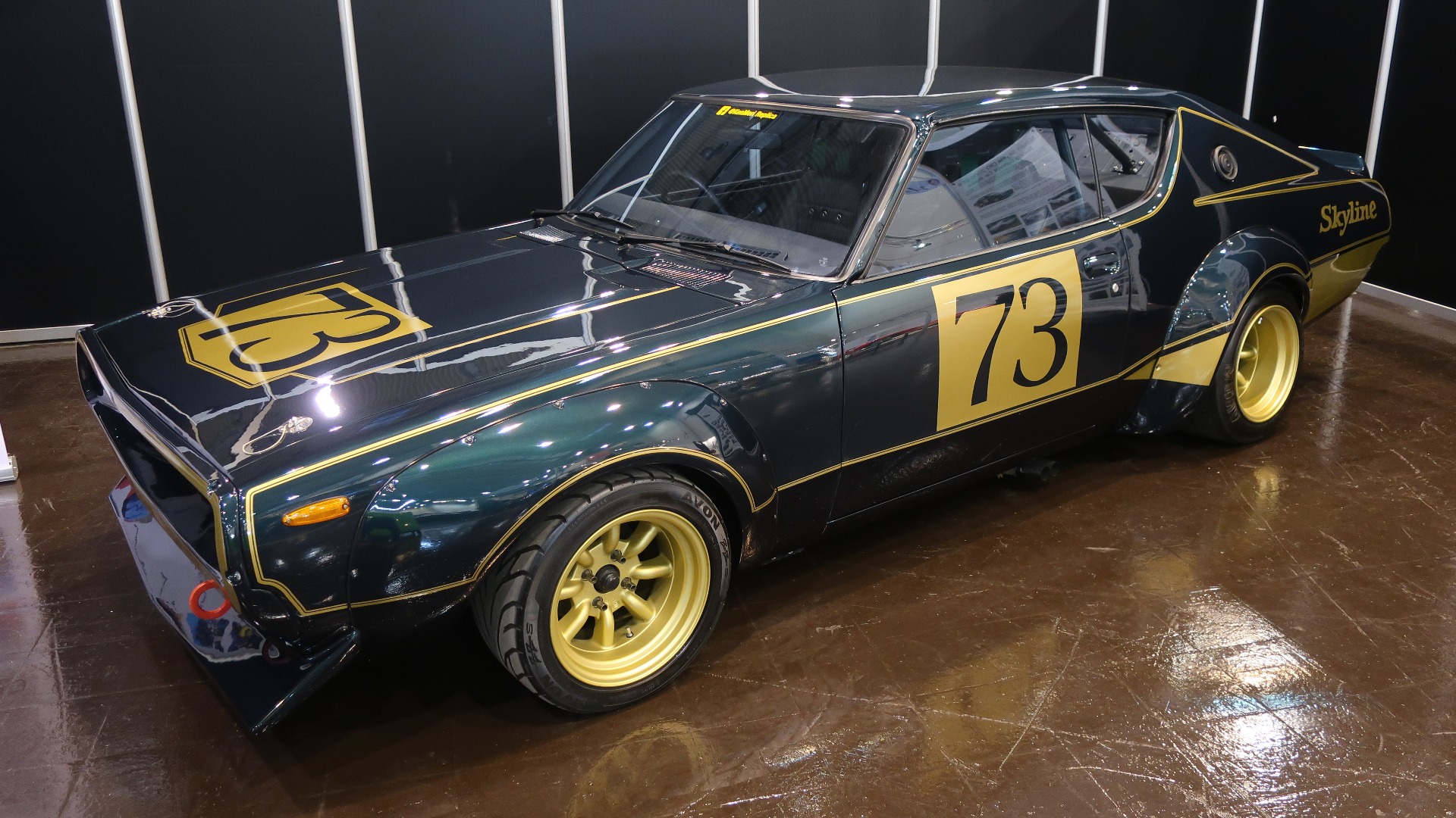 Replika av Datsun Skyline C110 2000 GT-R kjent som Kenmeri.