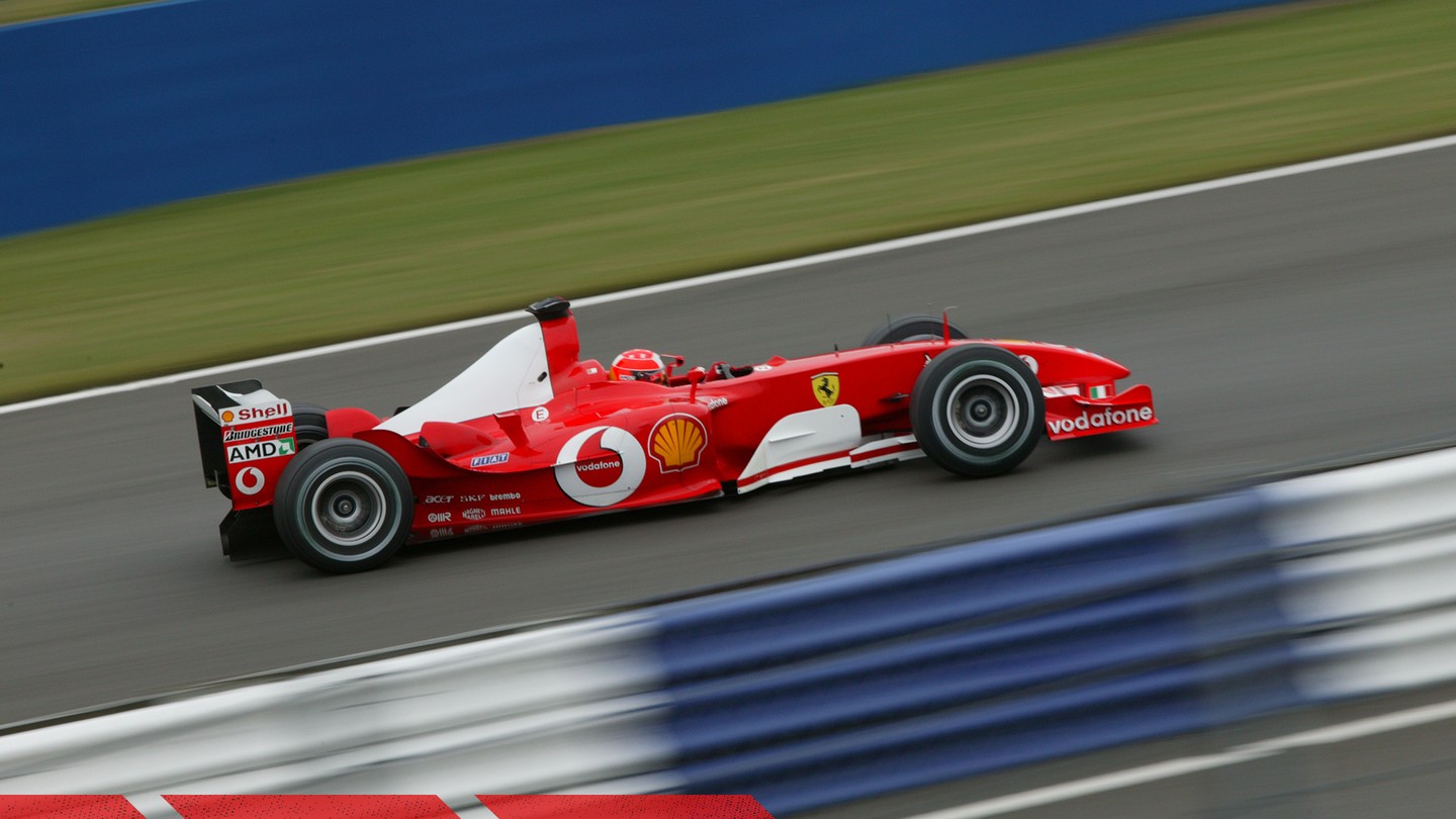 Schumacher vant flere løp med denne bilen