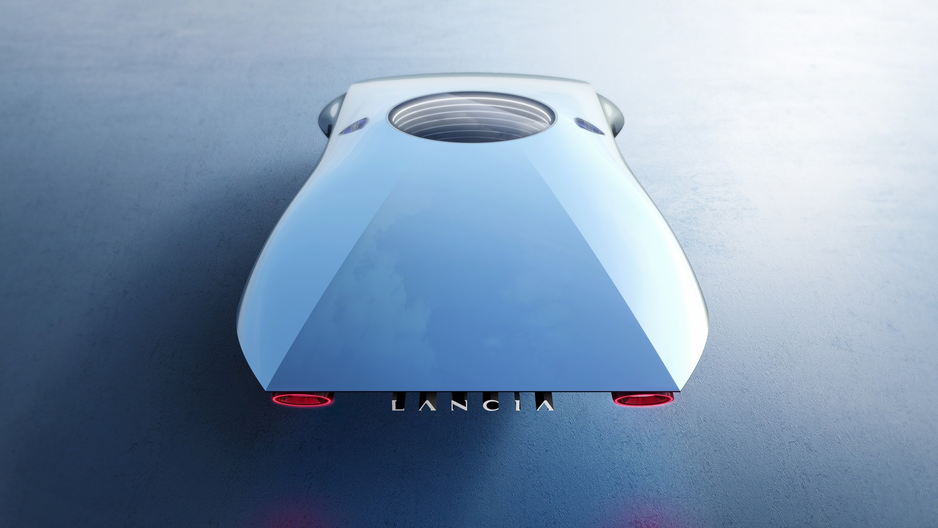 Her aner man tydelig inspirasjon fra ulike ikoniske Lancia modeller.