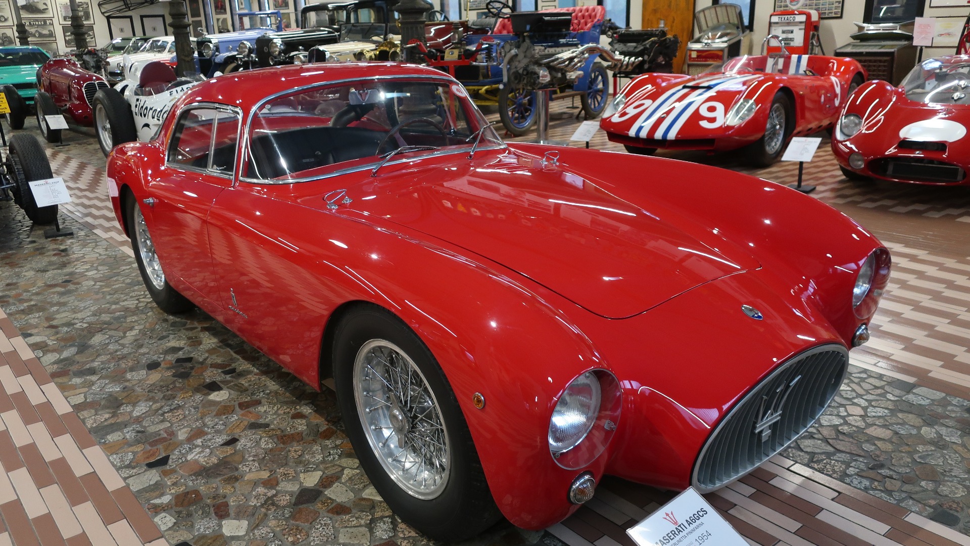 Den smellvakre Maserati A6GCS med karosseri fra Pininfarina, som av mange er ansett som femtitallets vakreste bil.