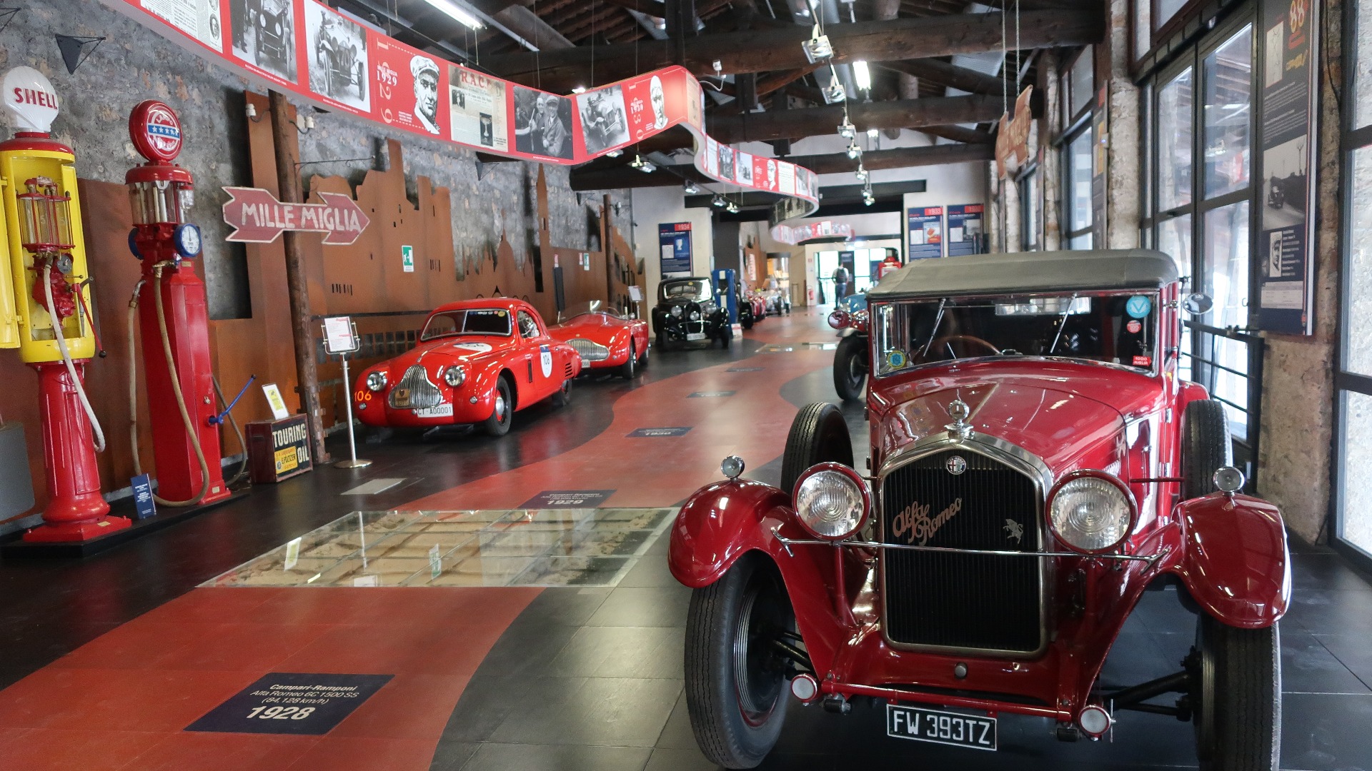 Museet har ikke så mange biler, men det er til gjengjeld særdeles delikat og lekkert utført.