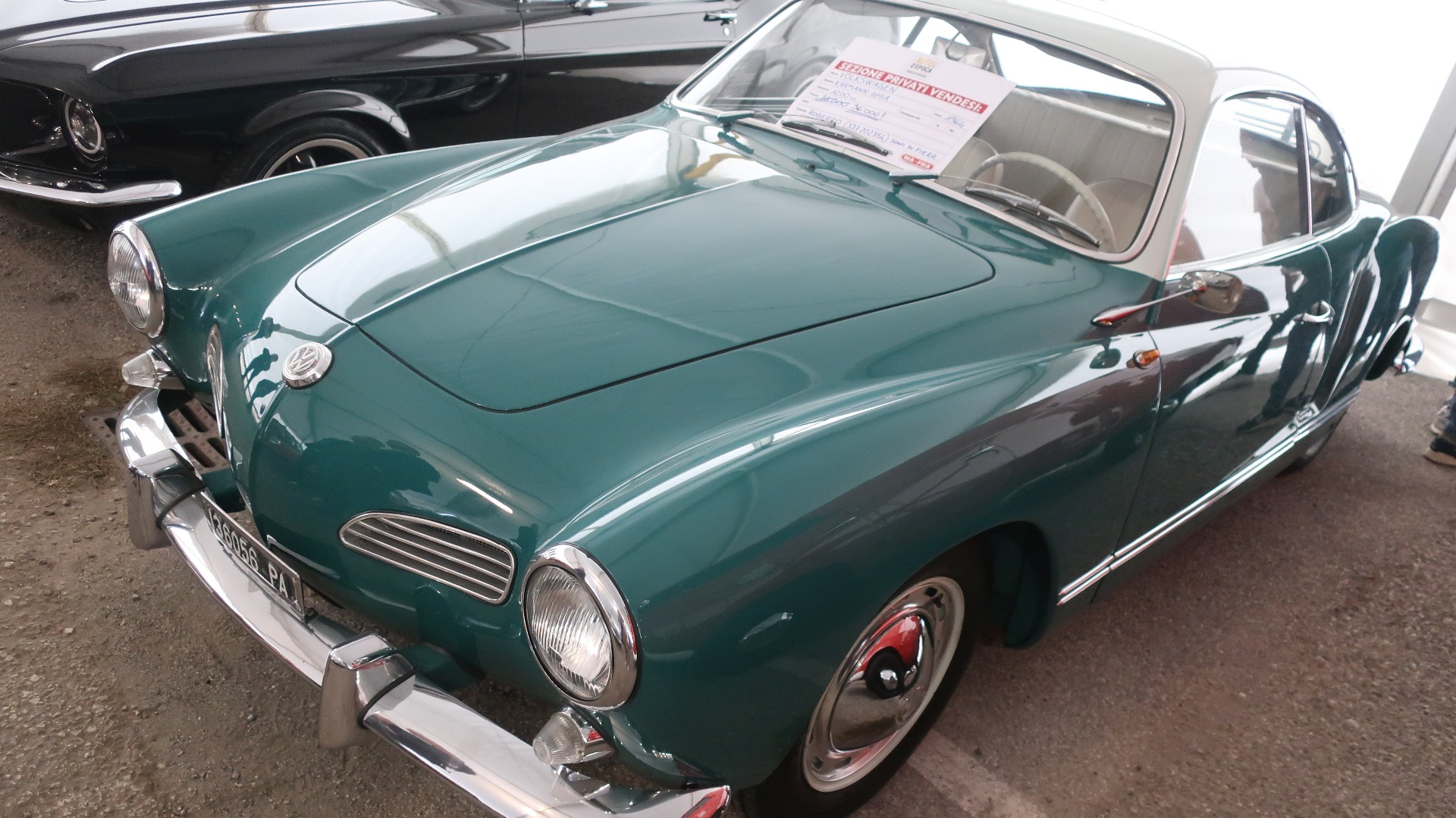 1964 VW Karmann-Ghia som stod til salgs for 36.000 Euro.