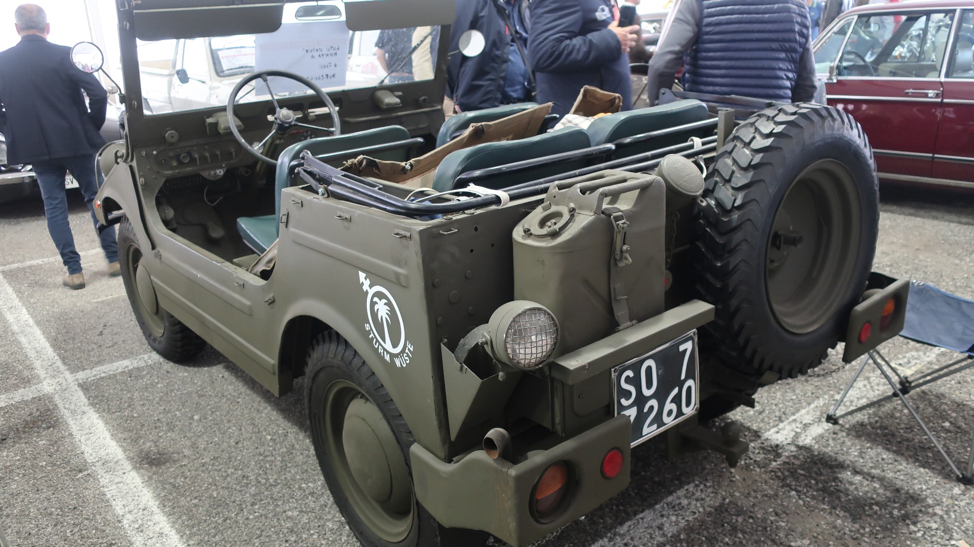 1972 Auto Union Munga hyggelig priset til 7000 Euro. Den ble solgt nærmest umiddelbart.