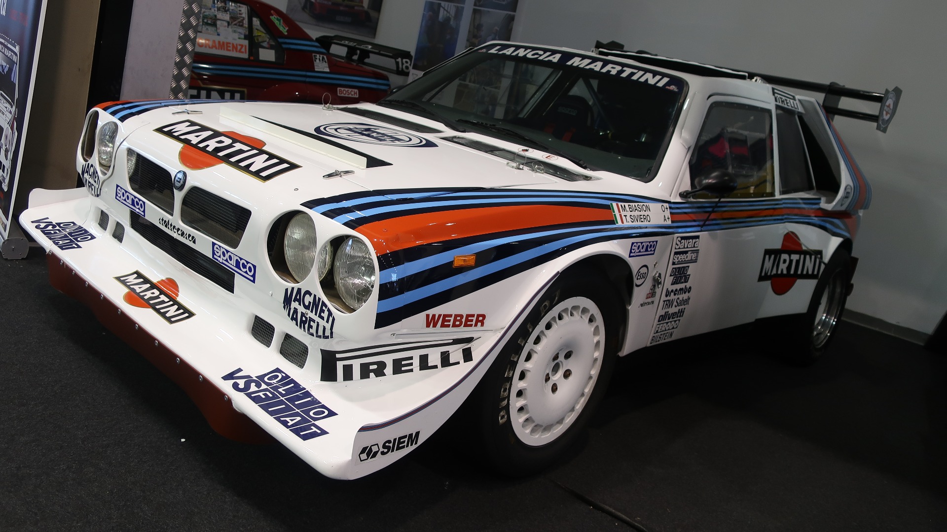 Det krydde av Lancia Gruppe B biler, og det kan man jo aldri bli lei av.