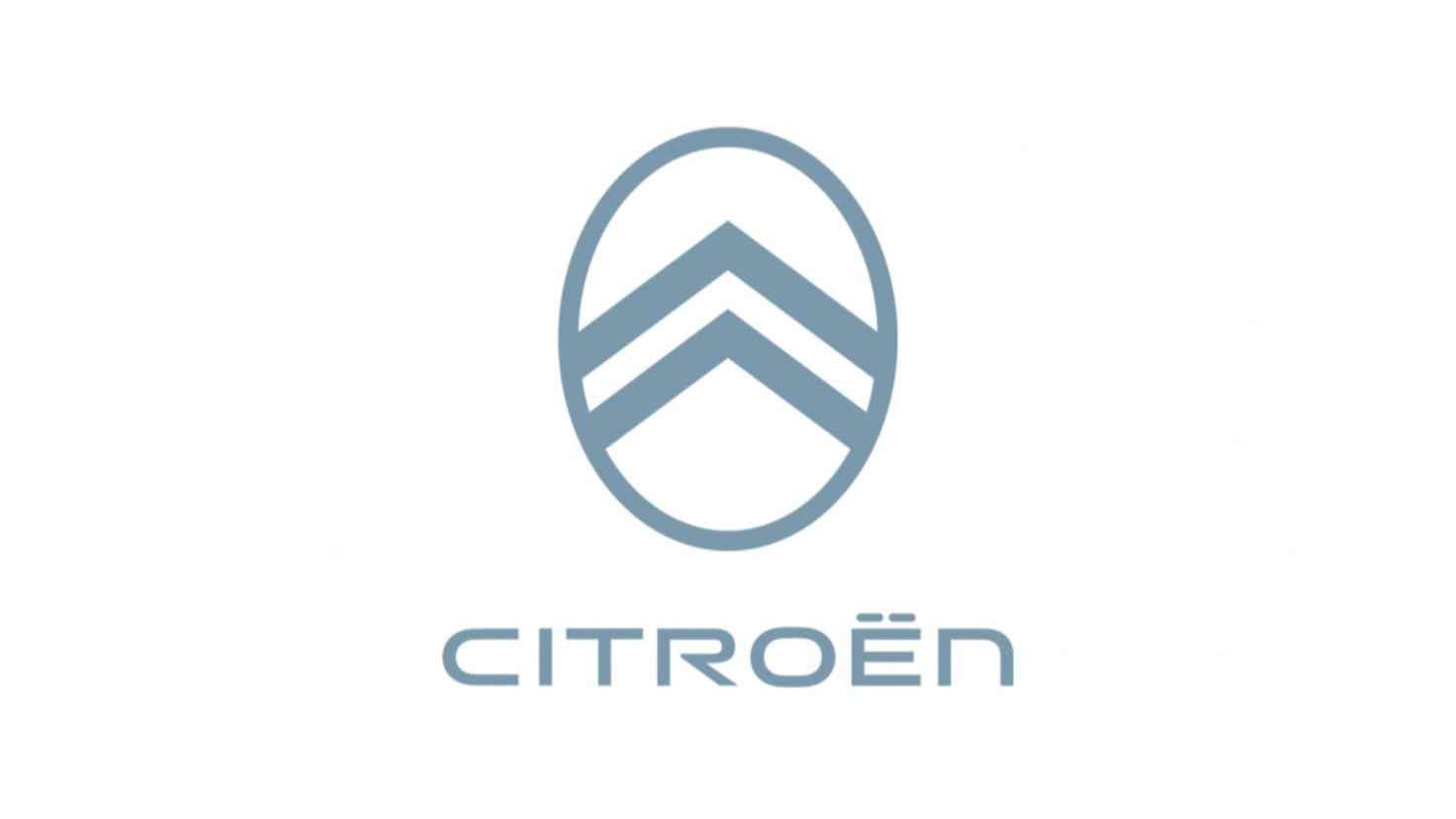 Citroëns nye logo i fargen Monte Carlo Blue, som ble brukt på både 2CV og DS.