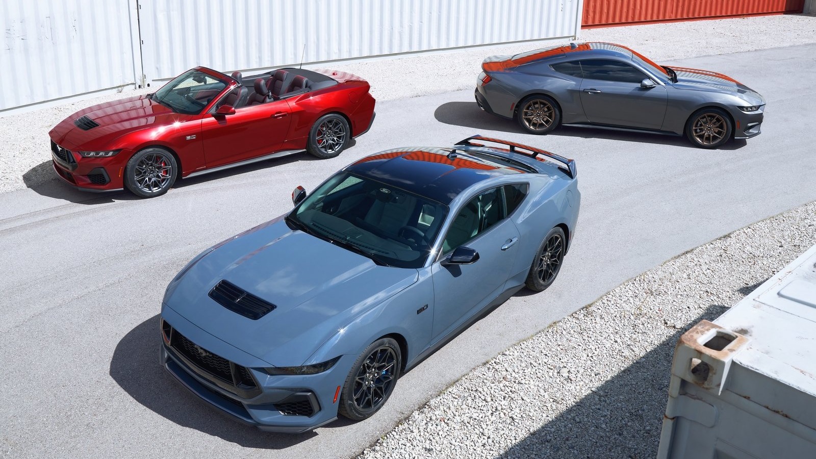 Ford Mustang GT i alle sine varianter.