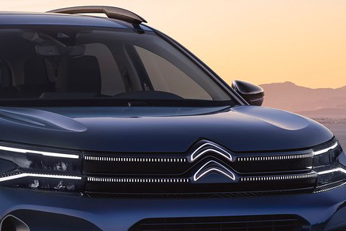 Citroën med sin velkjente logo.