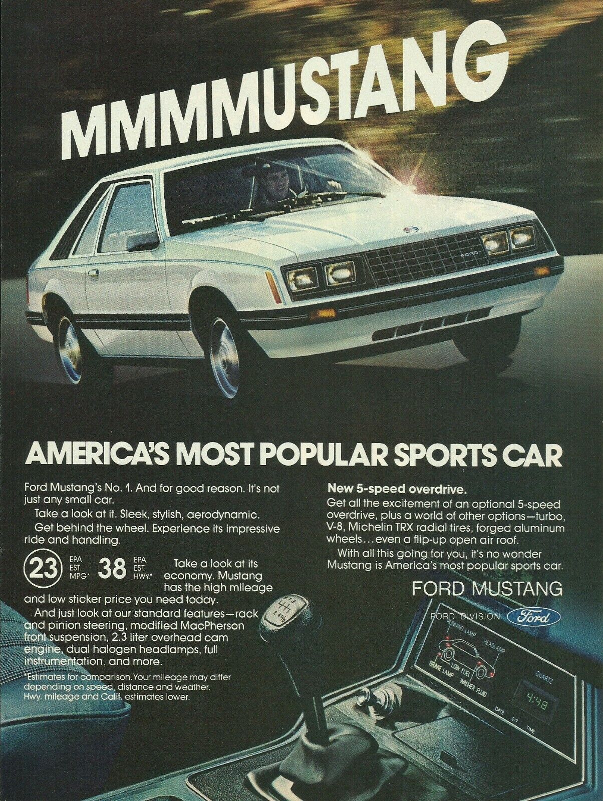 Ford påstod at Mustang var USAs mest populære sportsbil. Men har Mustang noensinne egentlig vært en sportsbil.