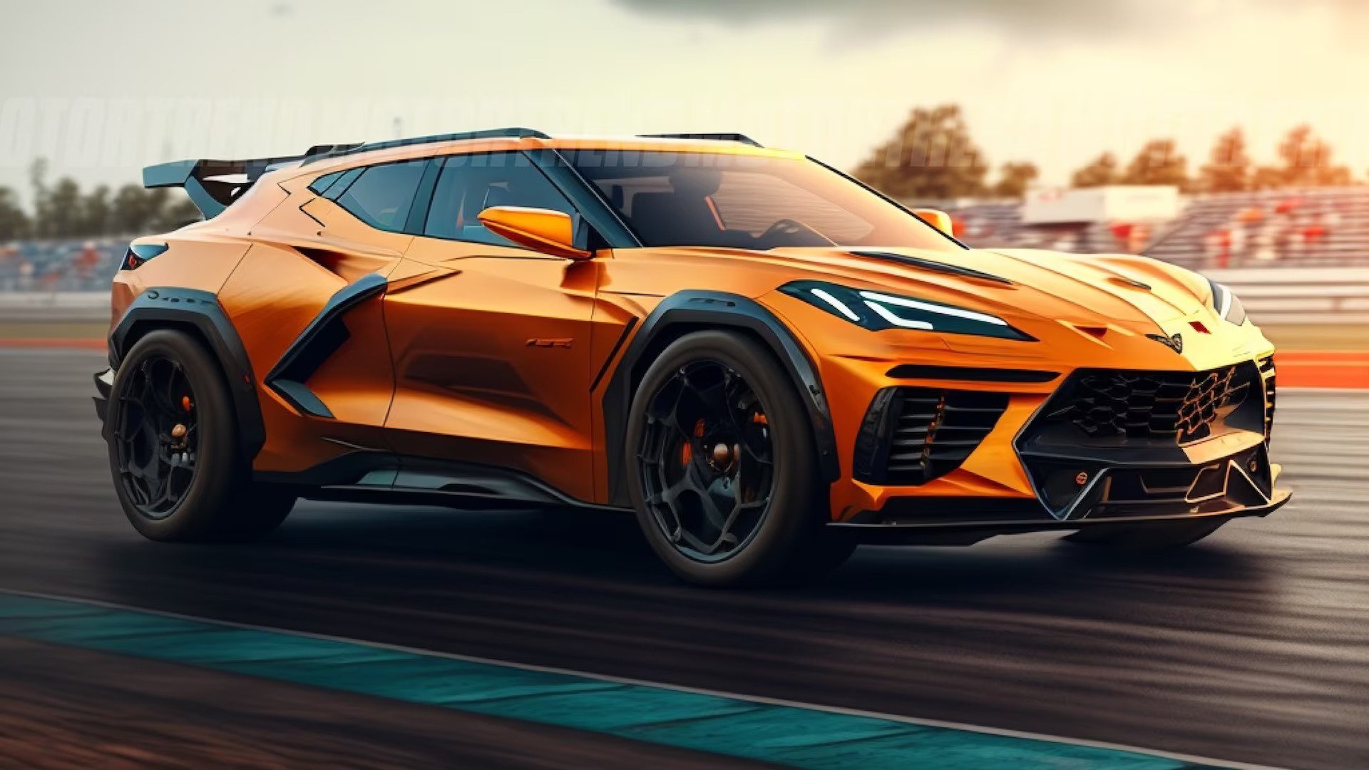 Kan det være slik en Corvette-SUV blir seende ut?