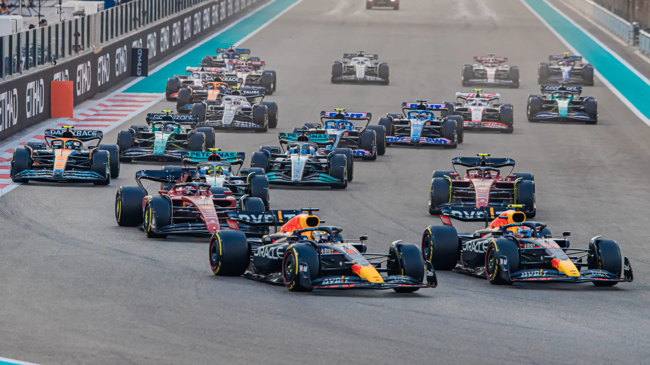 Formel 1 gridden er helt lik i 2024 som den var i 2023. Foto: Getty