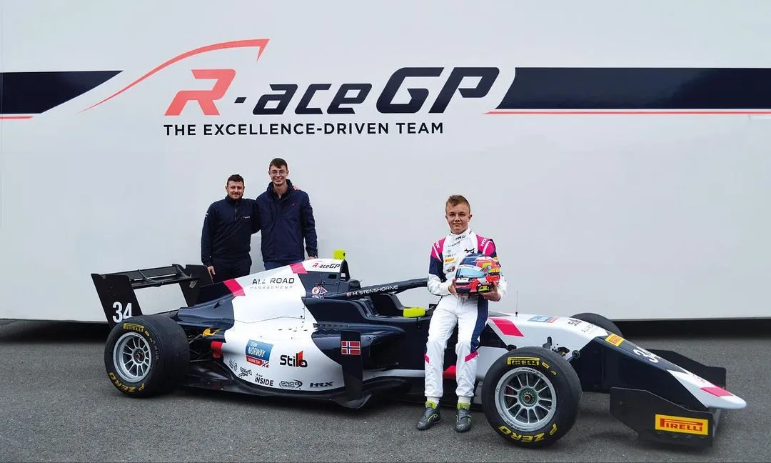 Stenshorne er klar for F3. Foto: R-ace GP