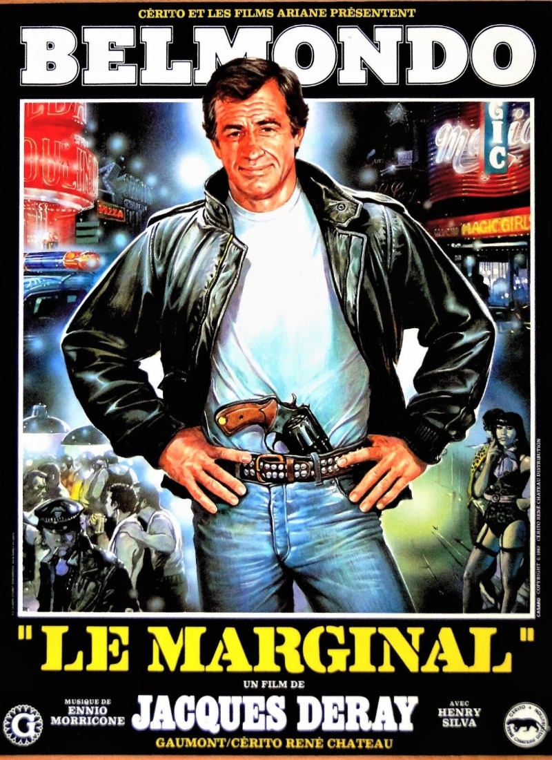 Filmplakaten til Le Marginal.