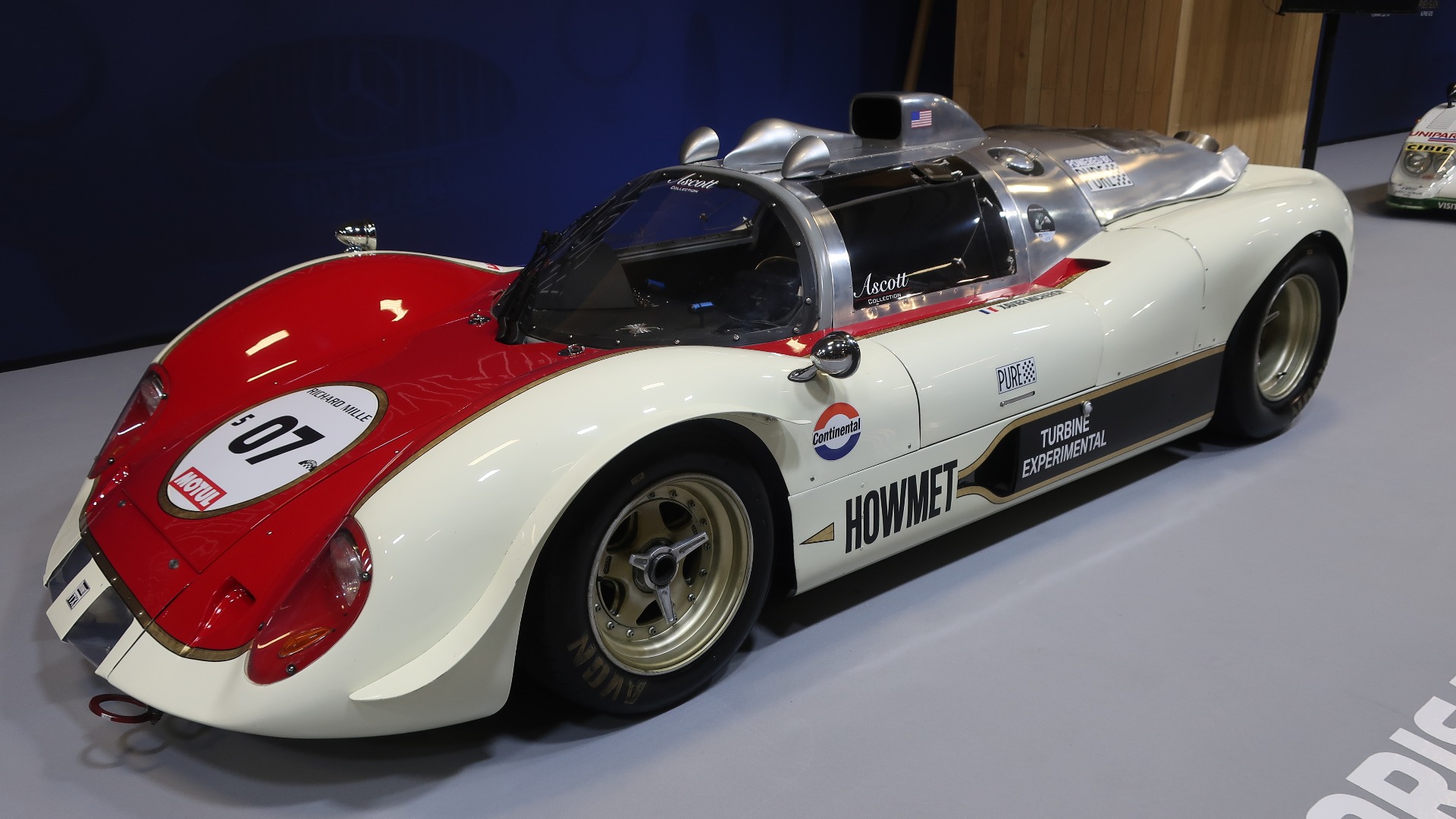 24-timers løpet på Le Mans feirer 100-års jubileum i 2023, og det ble selvsagt behørig feiret. Her en 1968 Howmet TX med gassturbin-motor som deltok i løpet i 1968. 