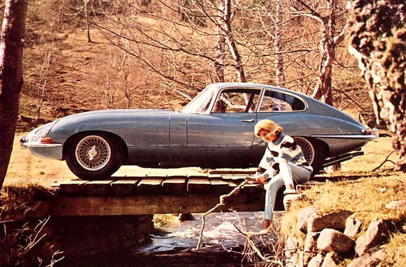 Jaguar E-Type Coupe.