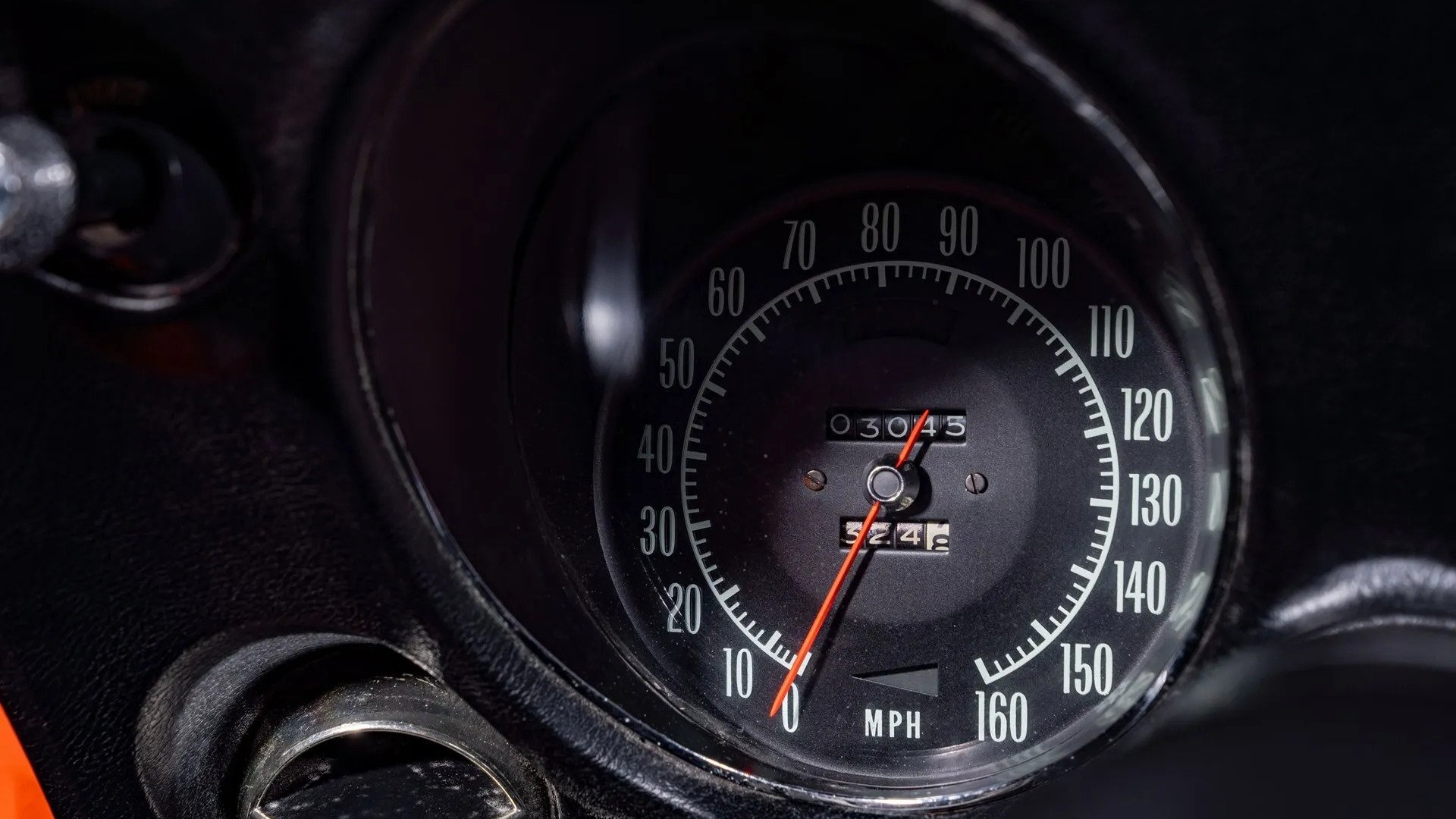 Et speedometer som går helt til 160 miles per hour var ikke akkurat dagligdags i en amerikansk bil i 1969.