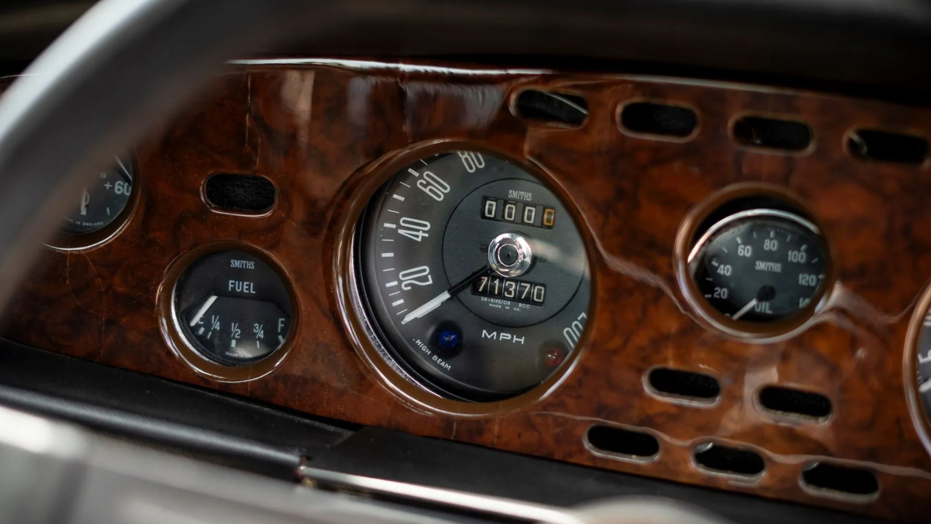 Deilig instrumentpanel.