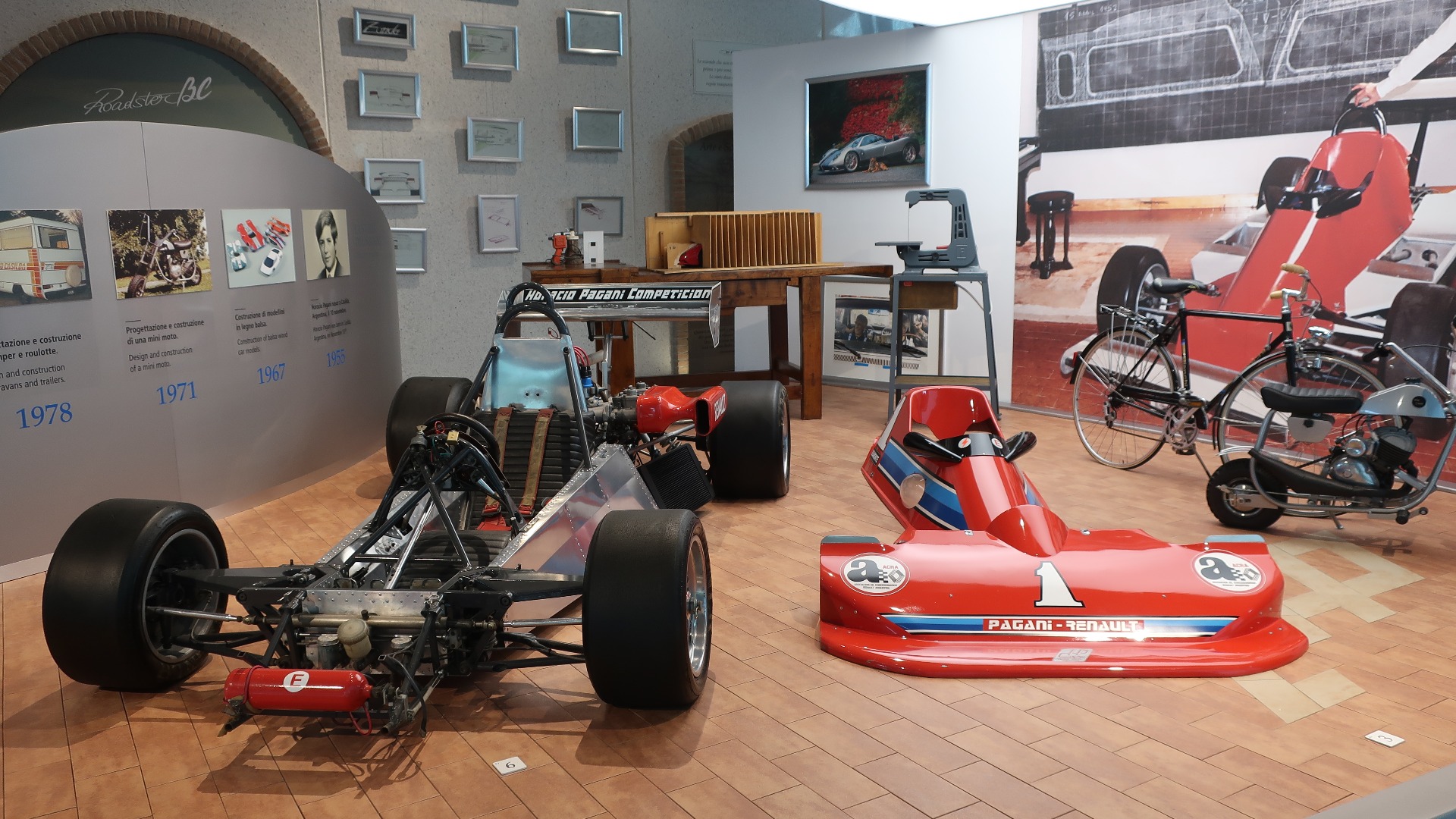 Formel-bilen som Horacio bygde hjemme i Argentina, og som viste hva han kunne få til med begrensede midler.