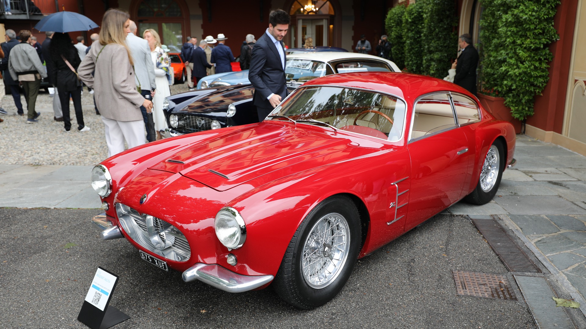1956 Maserati A6G 54 Berlinetta Zagato. Aldeles praktfull.