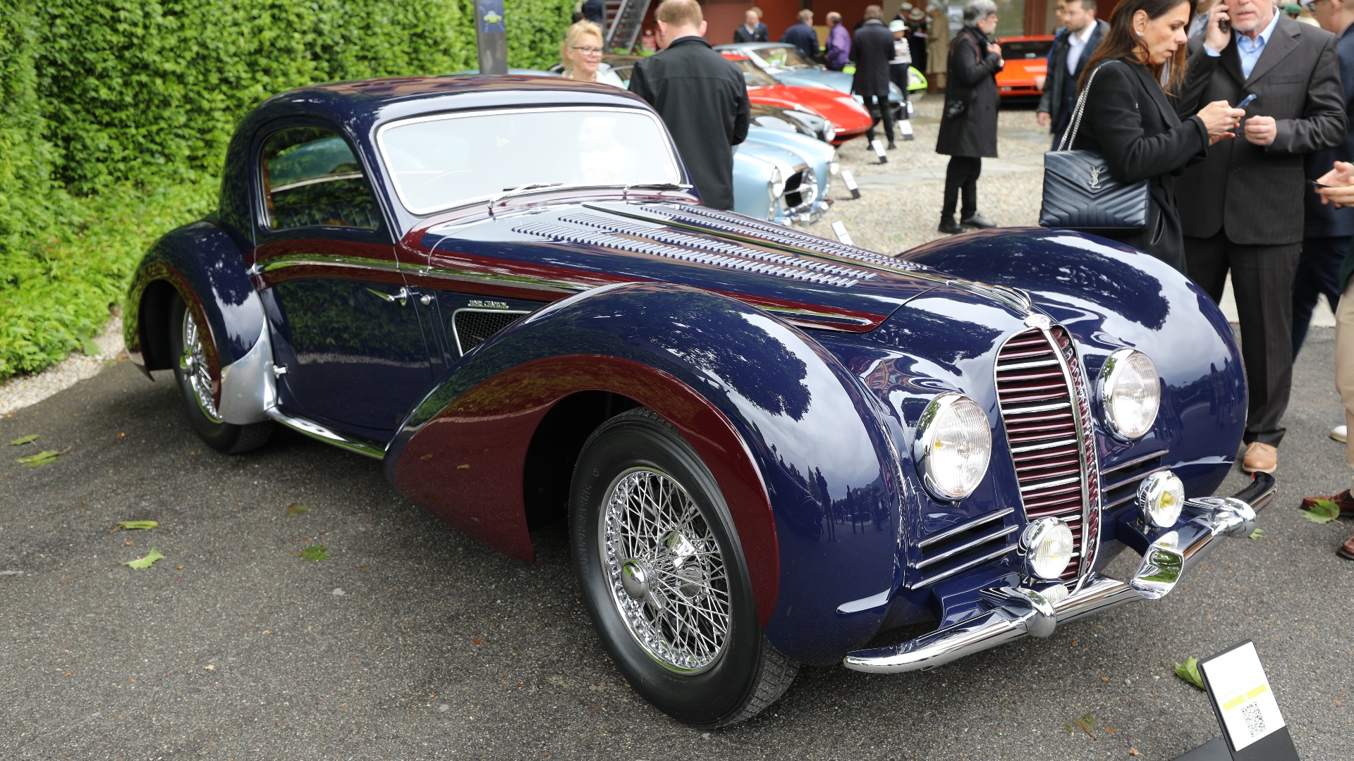 Elegant 1938 Delahaye 145 Coupe Chapron.